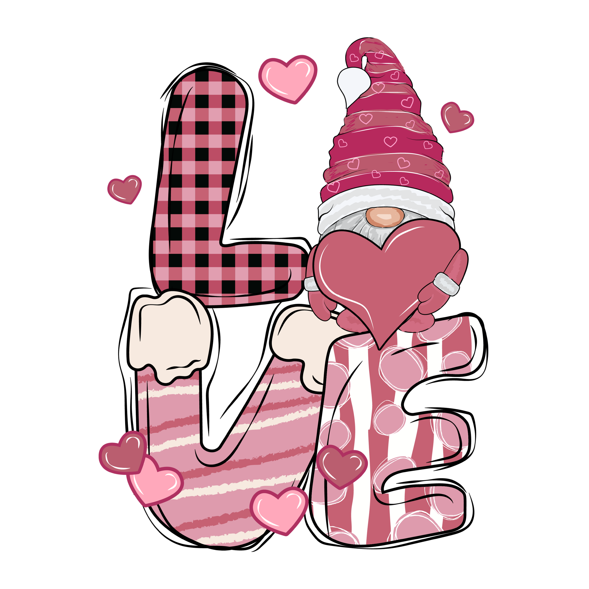 Gnome 34 — Gnome sublimation SVG cut file
