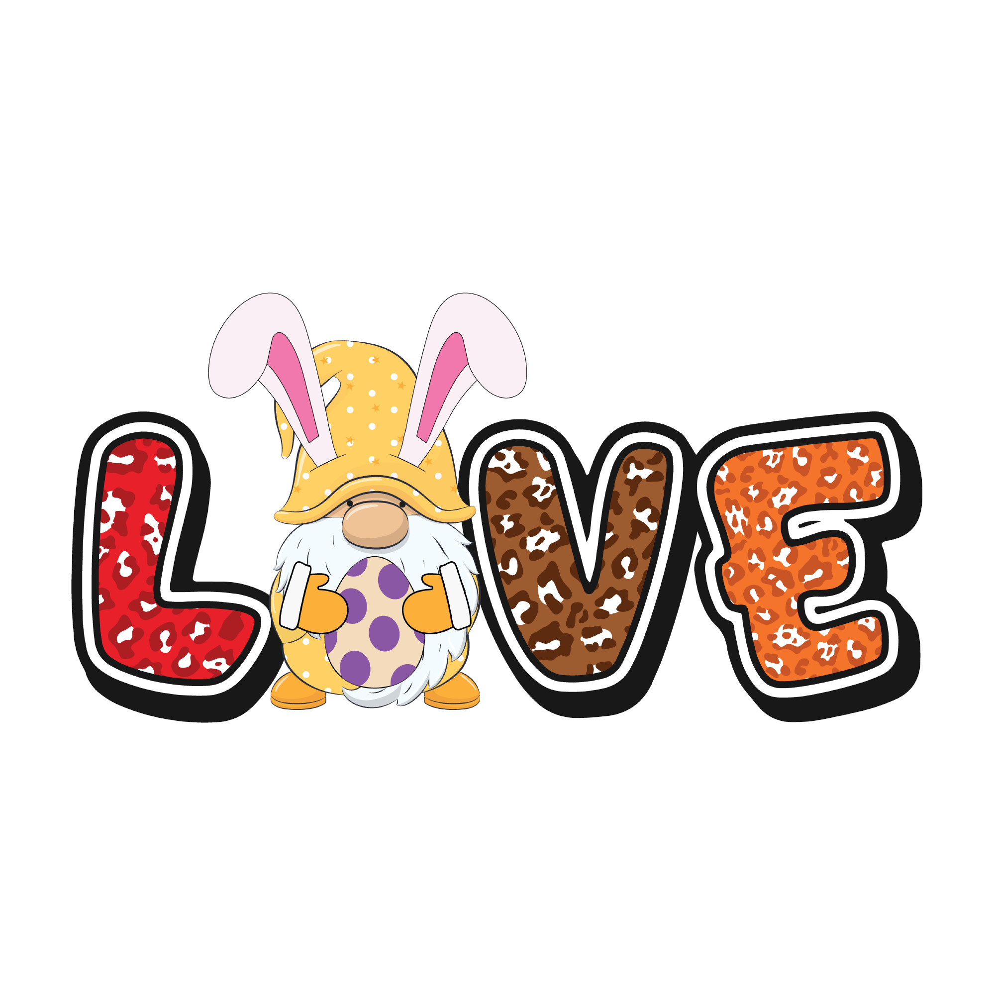 Gnome 37 — Gnome sublimation SVG cut file