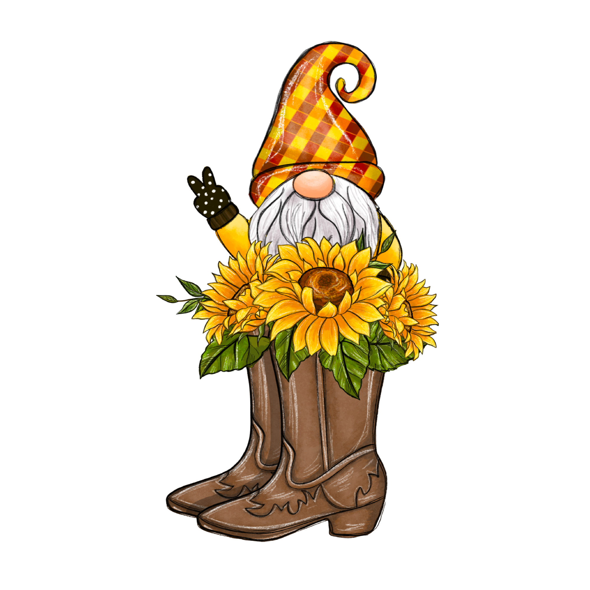 Gnome 38 — Gnome sublimation SVG cut file