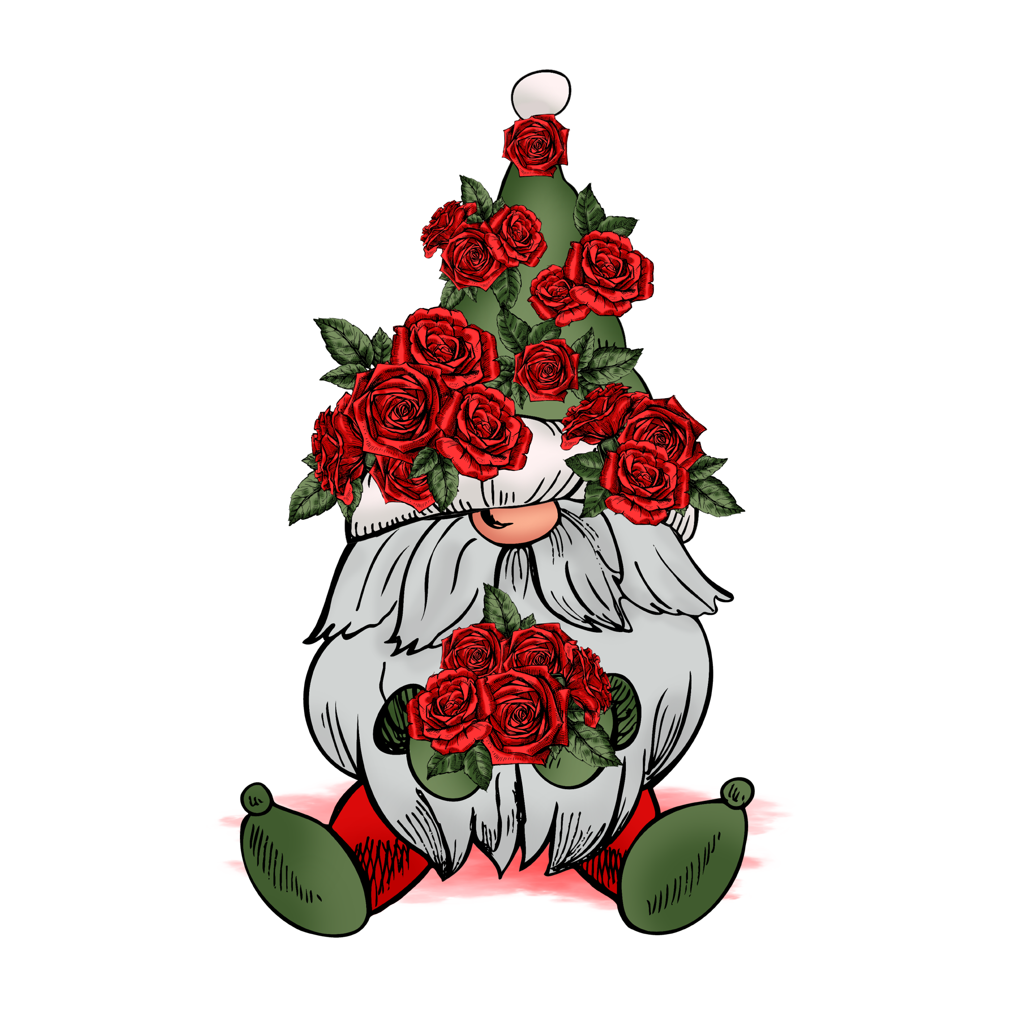 Gnome 39 — Gnome sublimation SVG cut file