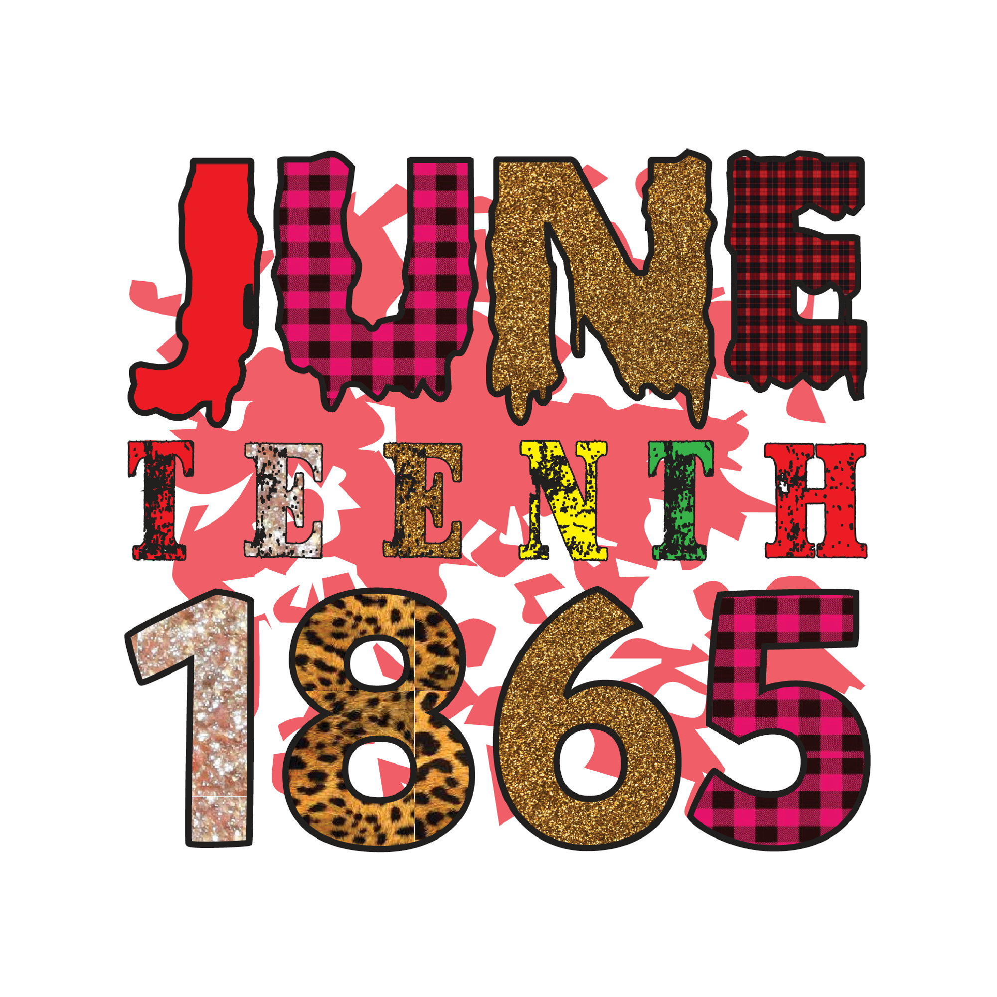 Juneteenth sublimations SVG designs — 50 cut files