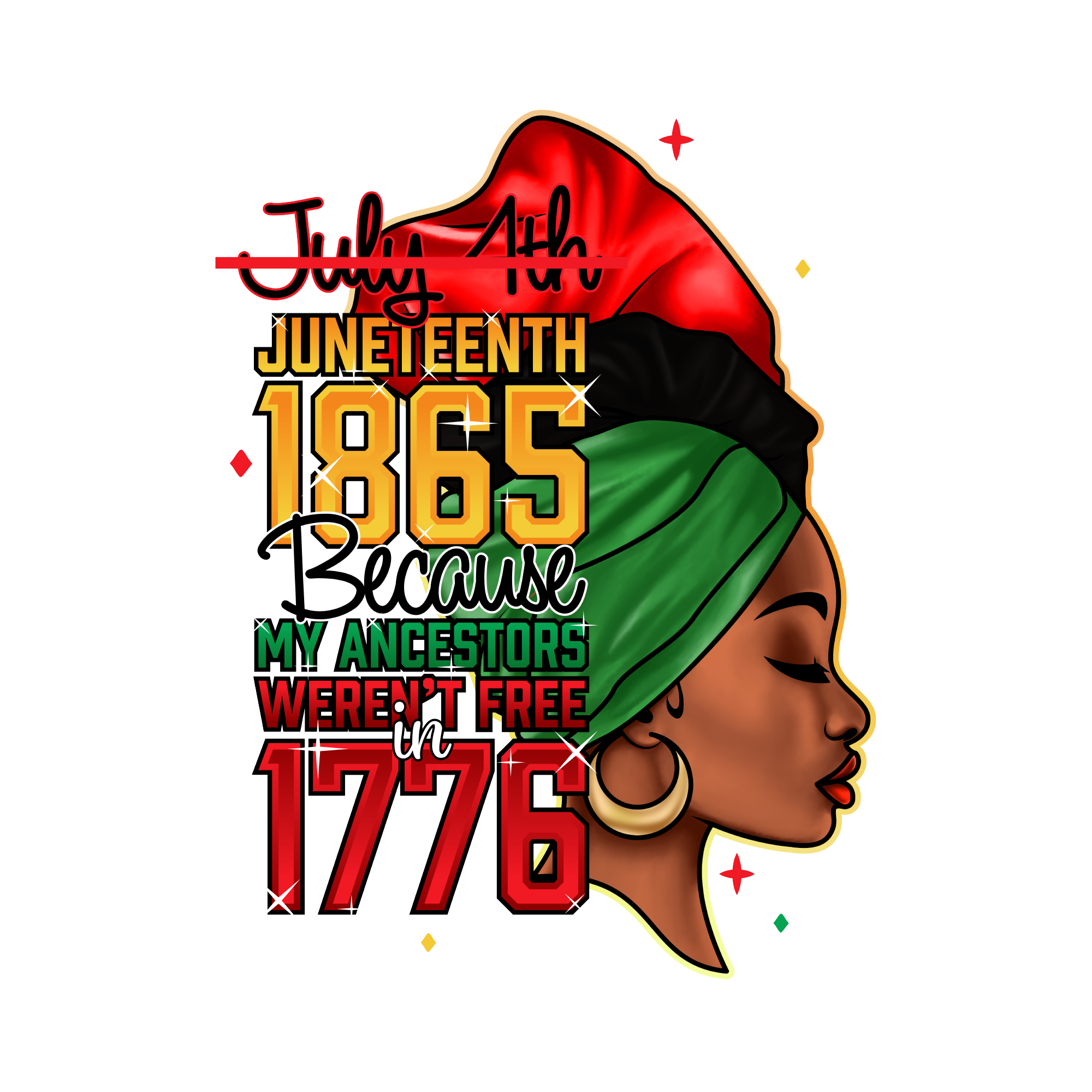 Juneteenth 37 — Juneteenth sublimation SVG cut file