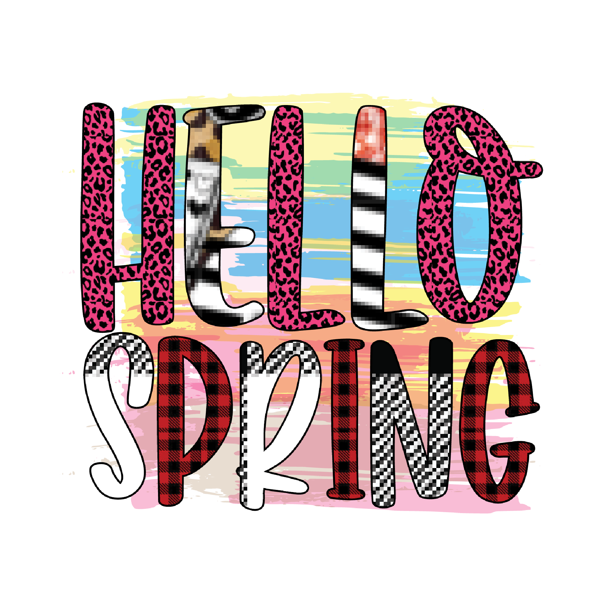 Spring 25 — Spring sublimation SVG cut file
