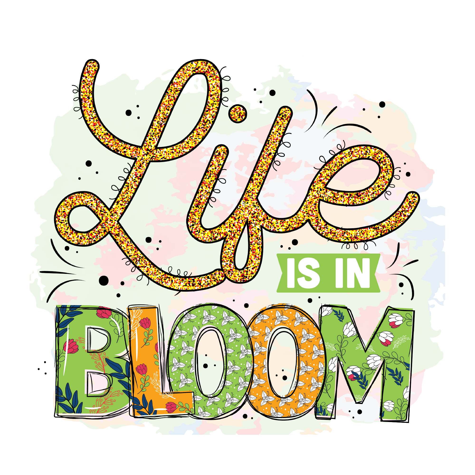 Spring 32 — Spring sublimation SVG cut file