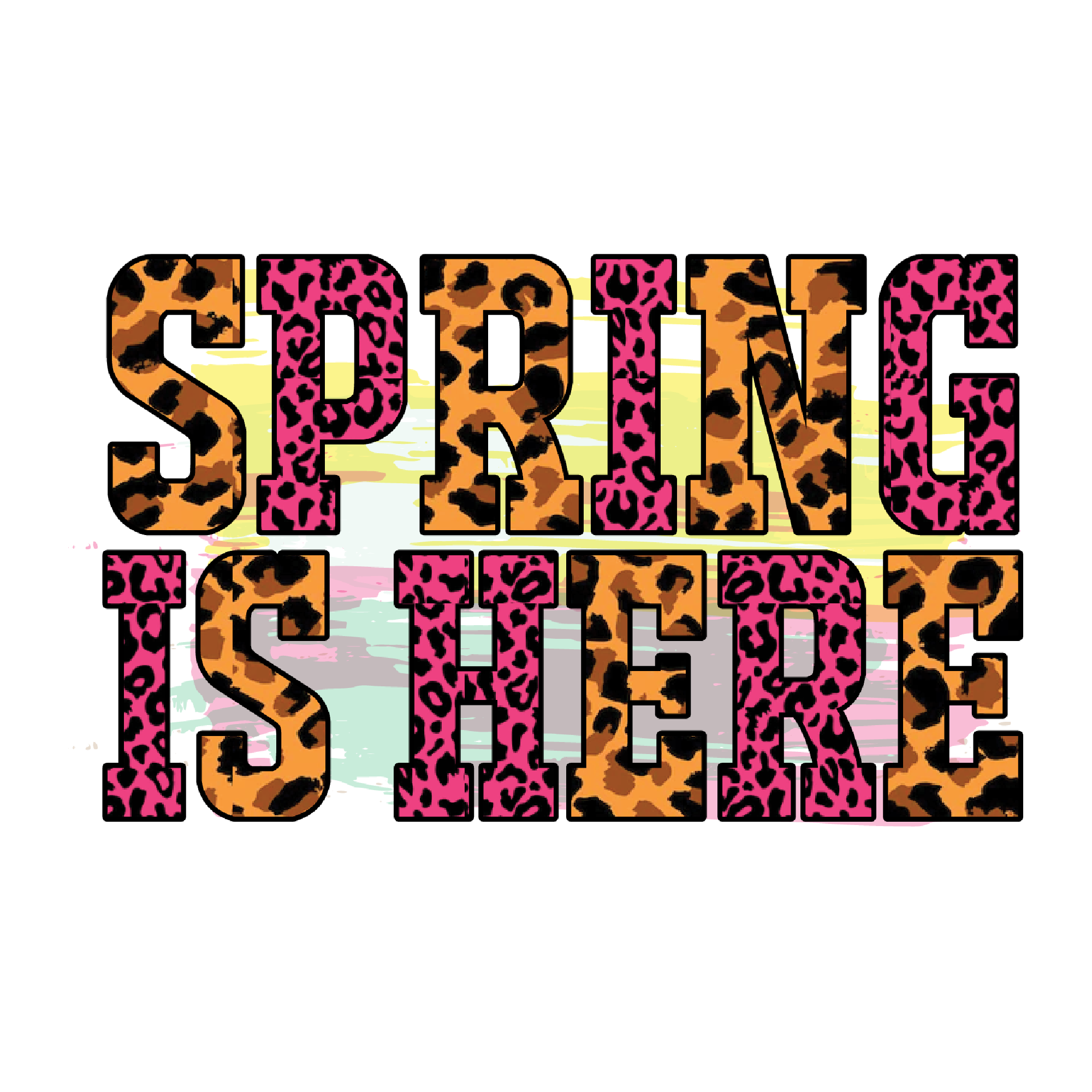 Spring 33 — Spring sublimation SVG cut file
