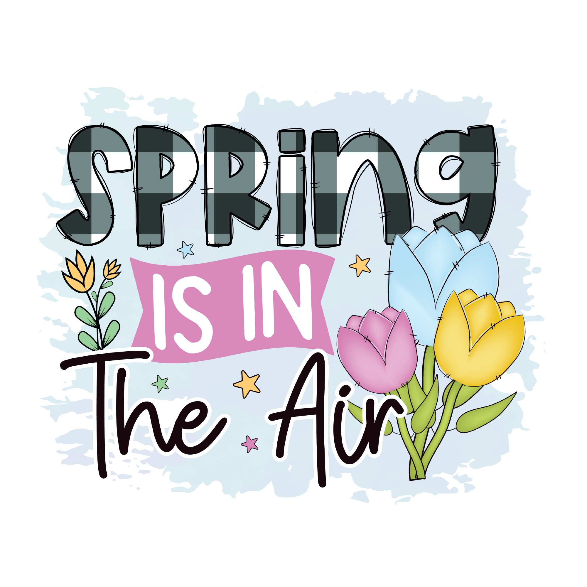 Spring 34 — Spring sublimation SVG cut file