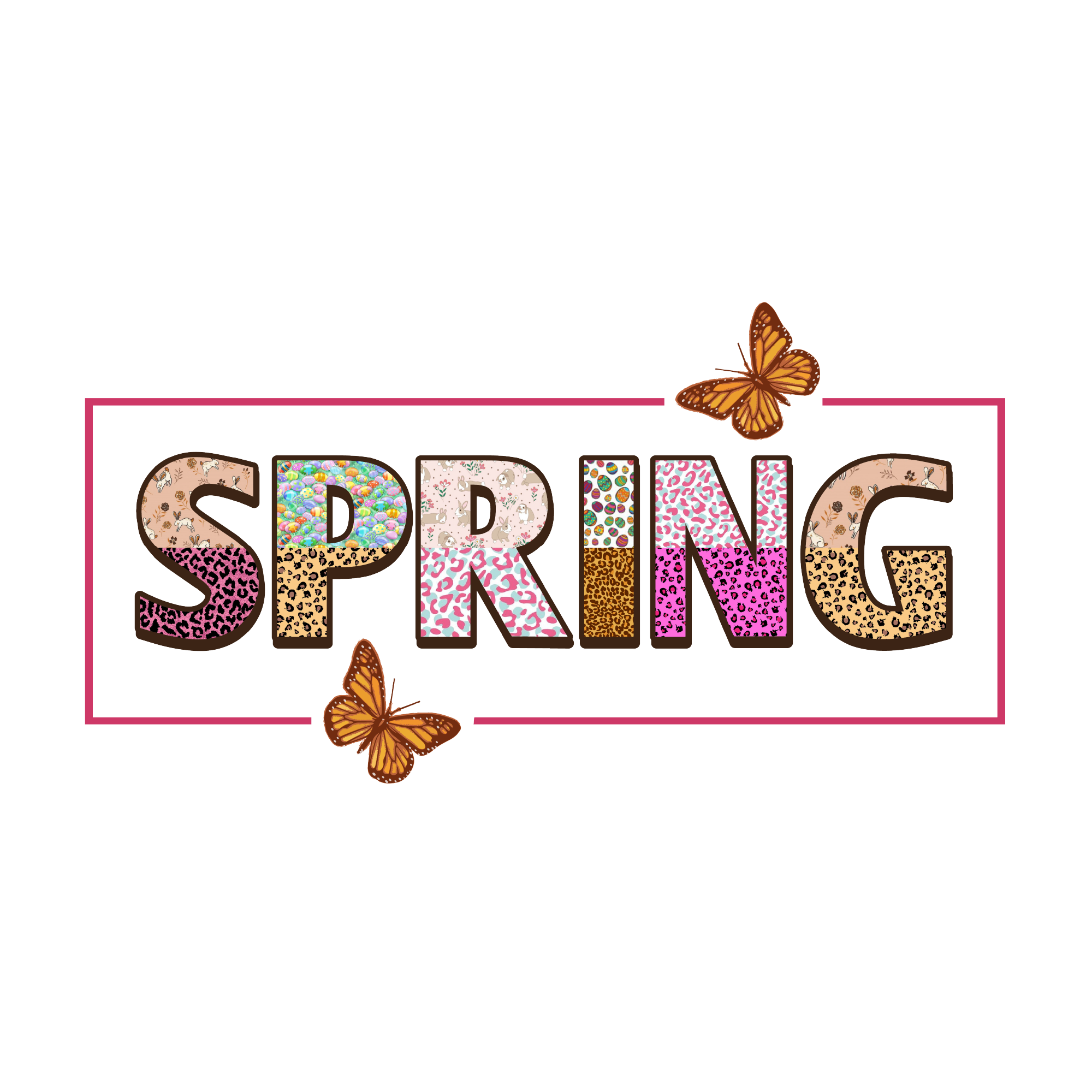 Spring 40 — Spring sublimation SVG cut file