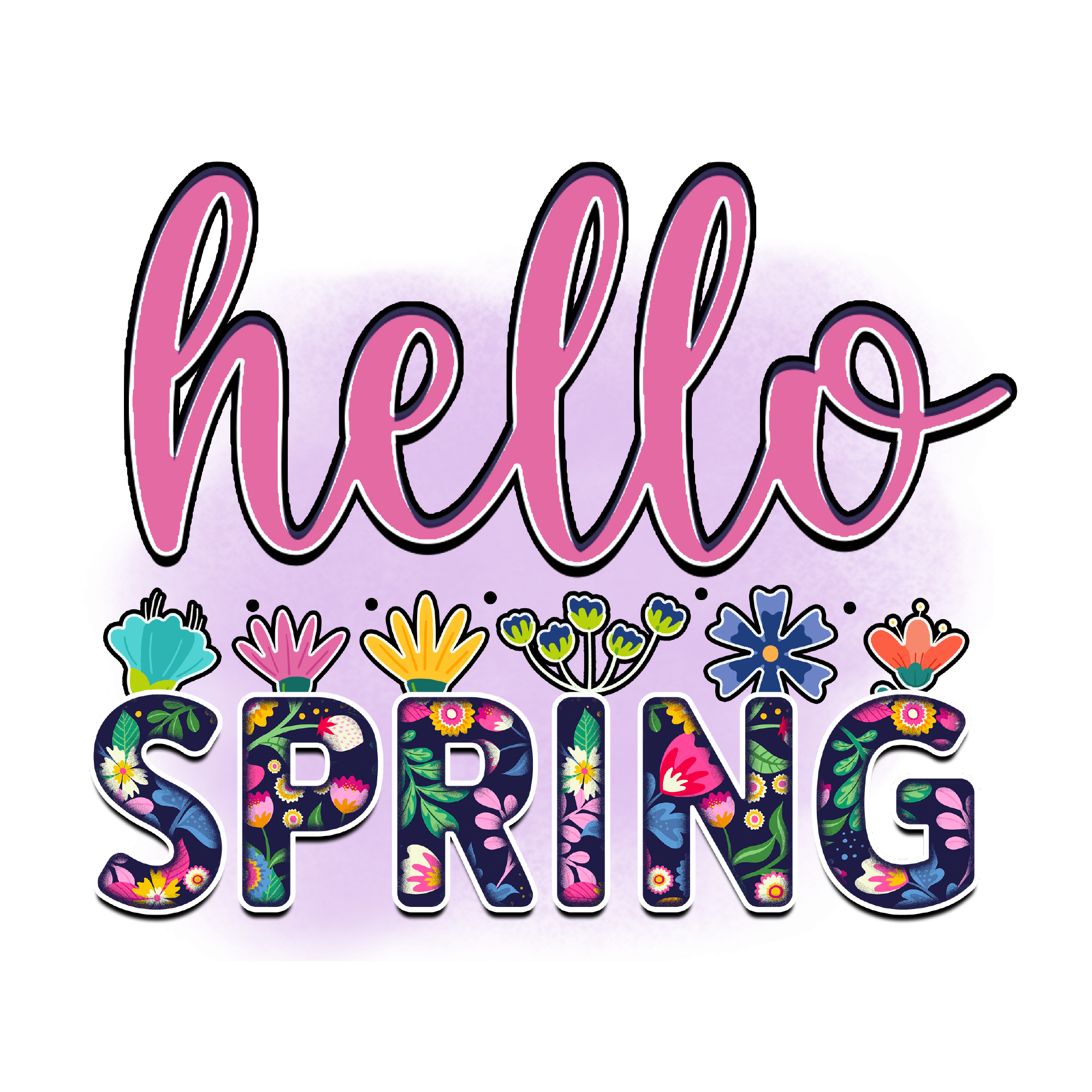 Spring 49 — Spring sublimation SVG cut file