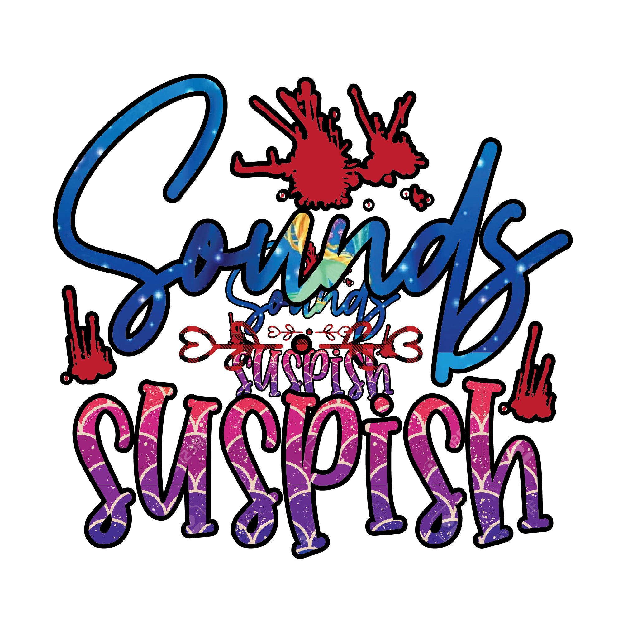 True Crime 18 — True Crime sublimation SVG cut file