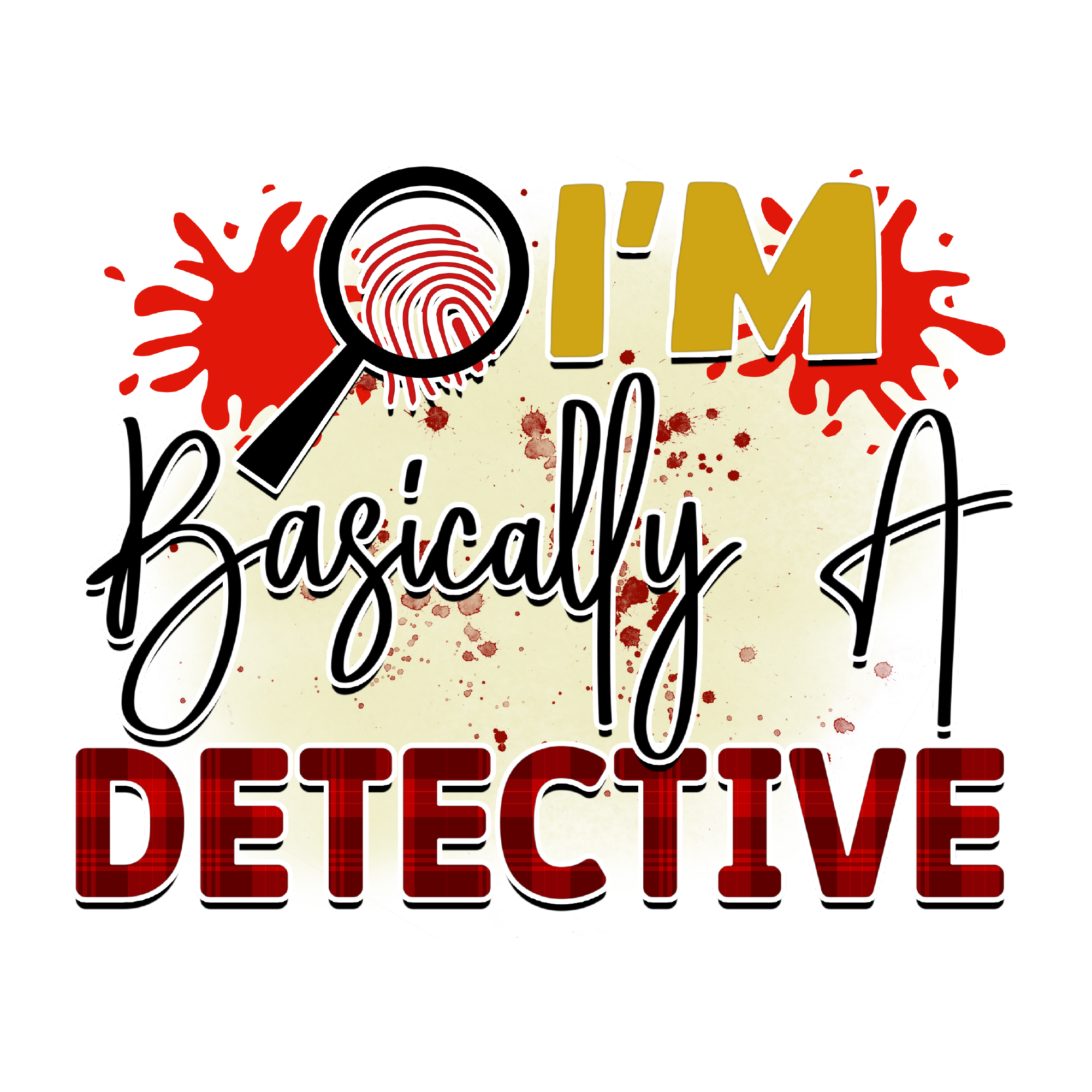 True Crime 33 — True Crime sublimation SVG cut file
