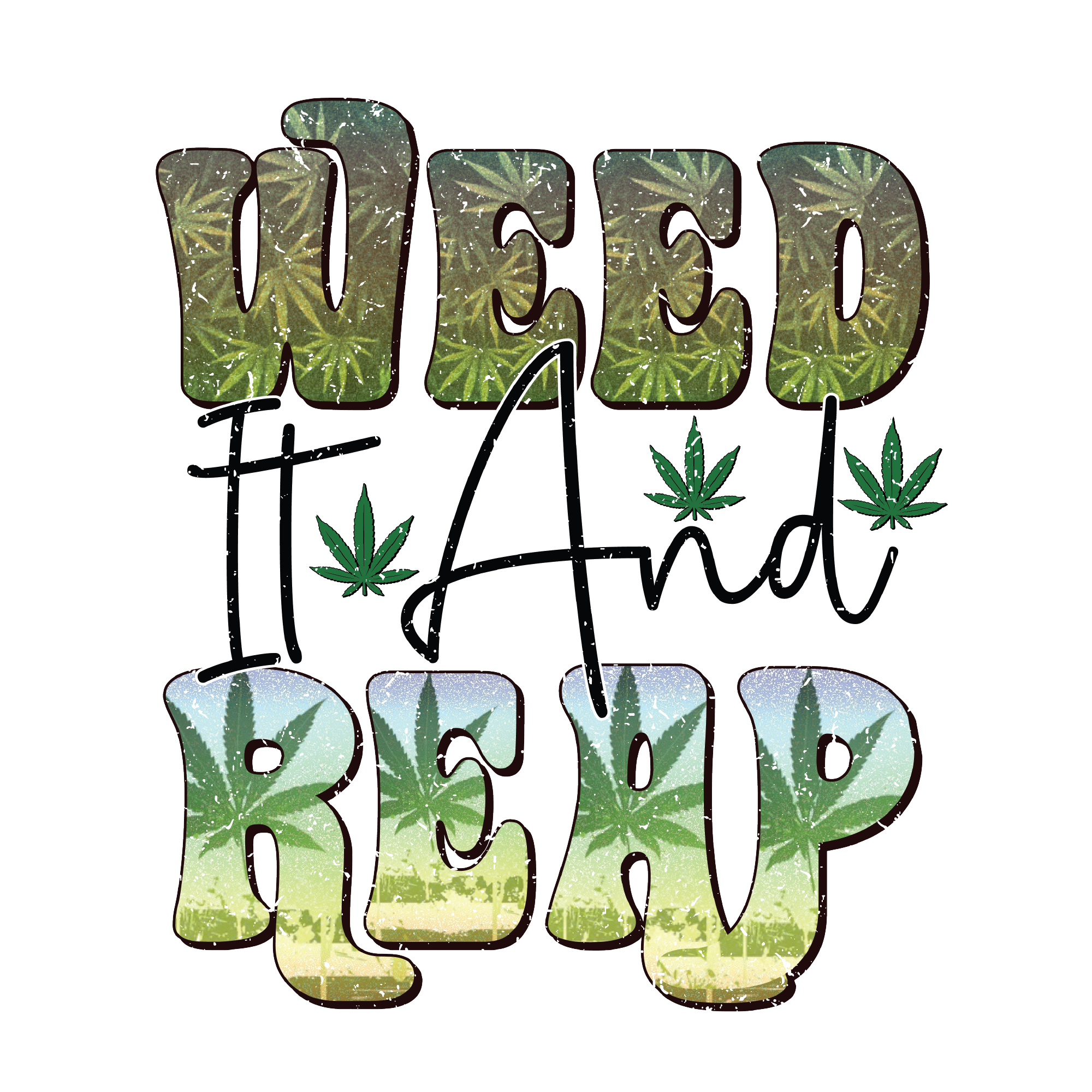 Weed 29 — Weed sublimation SVG cut file