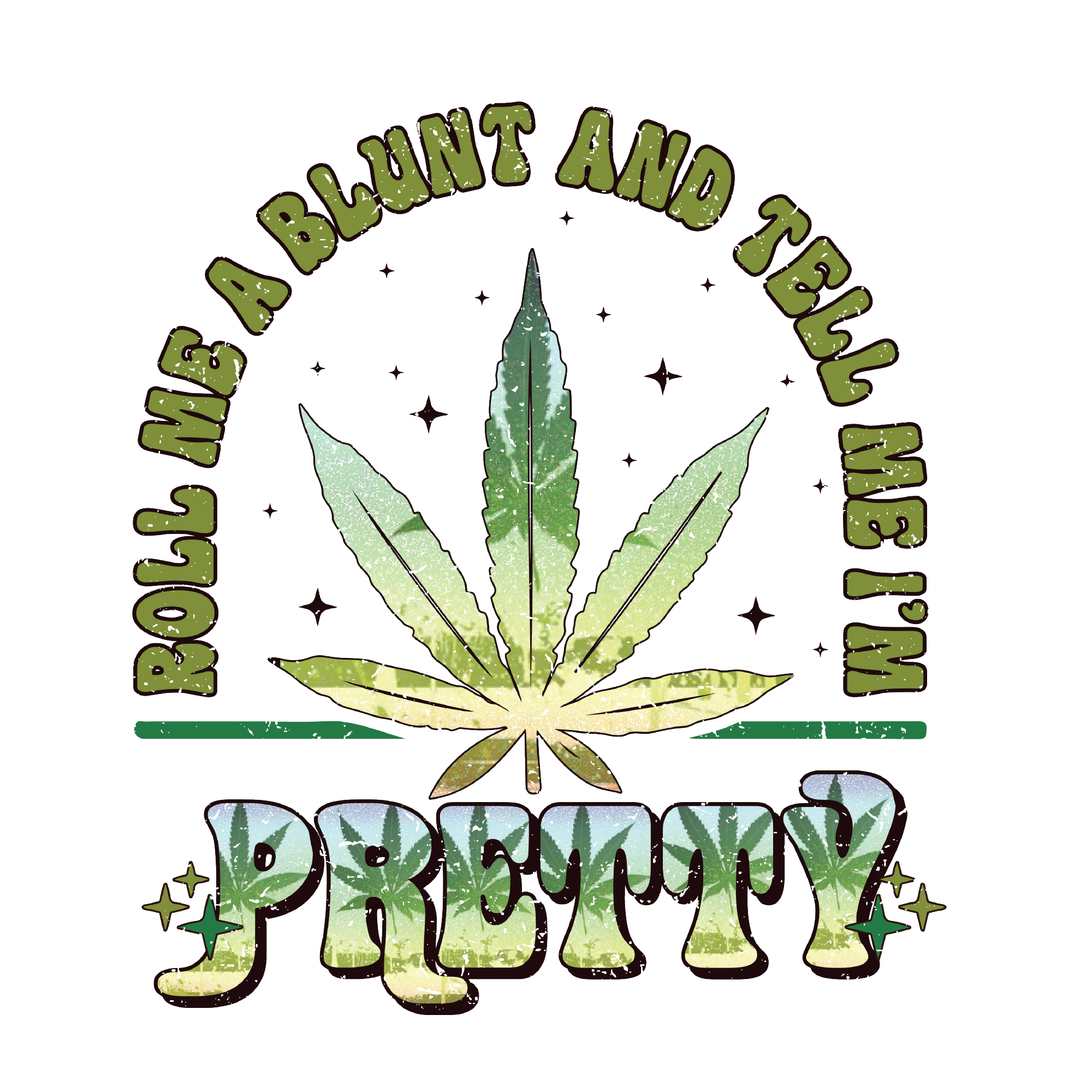 Weed 44 — Weed sublimation SVG cut file
