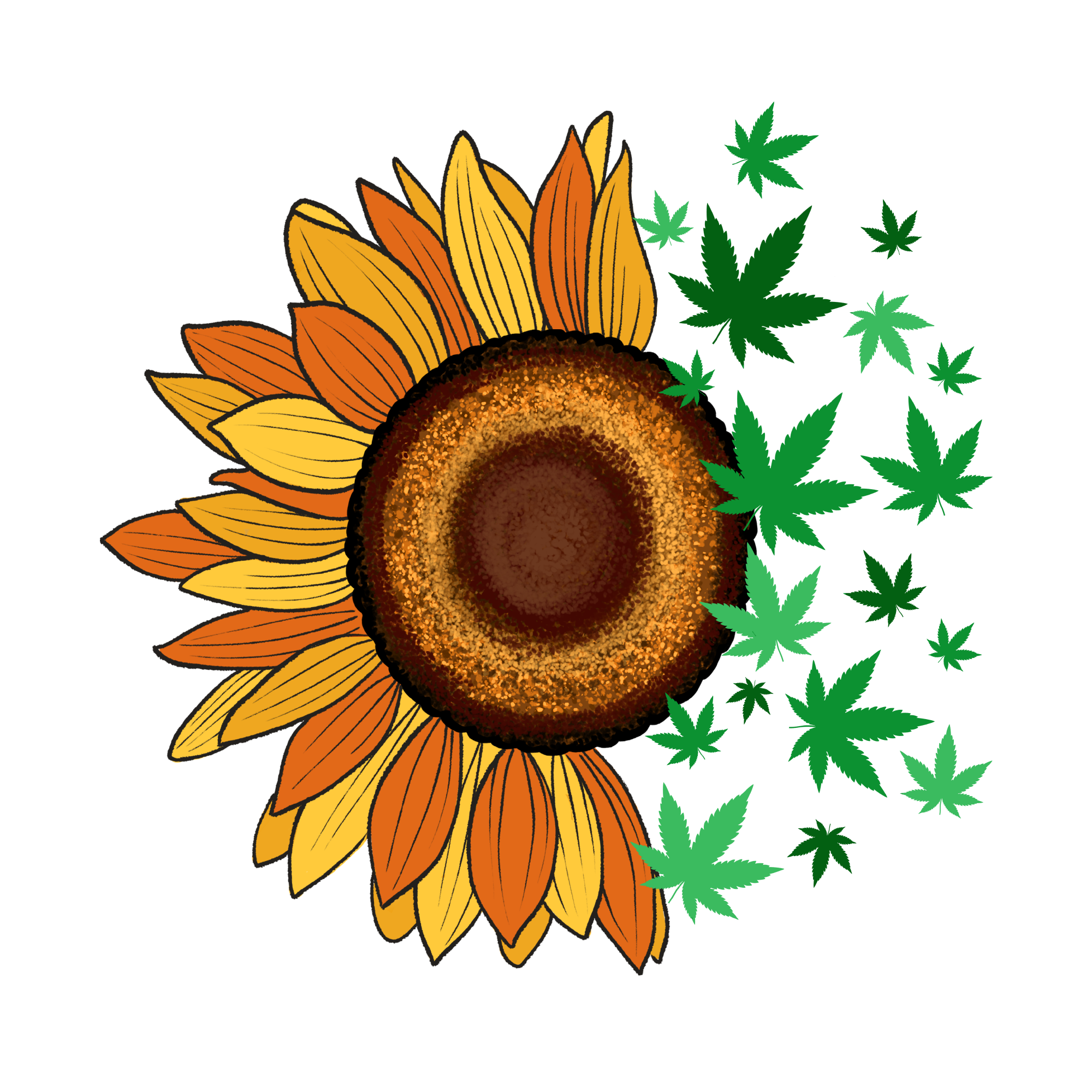 Weed 45 — Weed sublimation SVG cut file