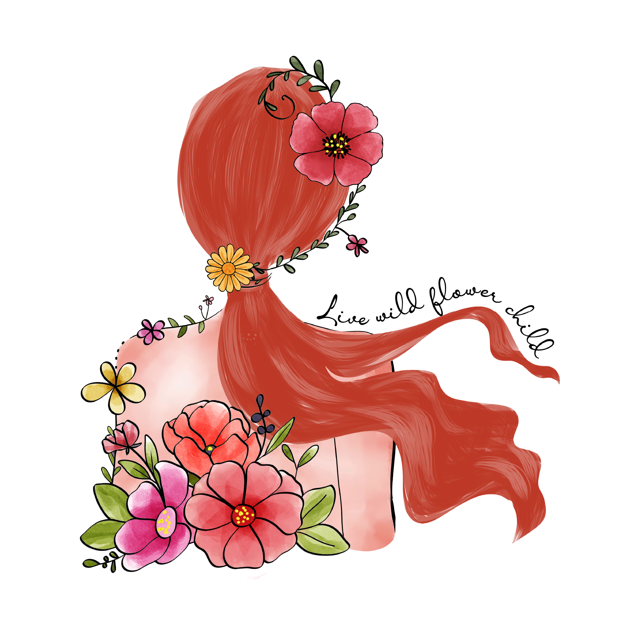 Wildflower 03 — Wildflower sublimation SVG cut file