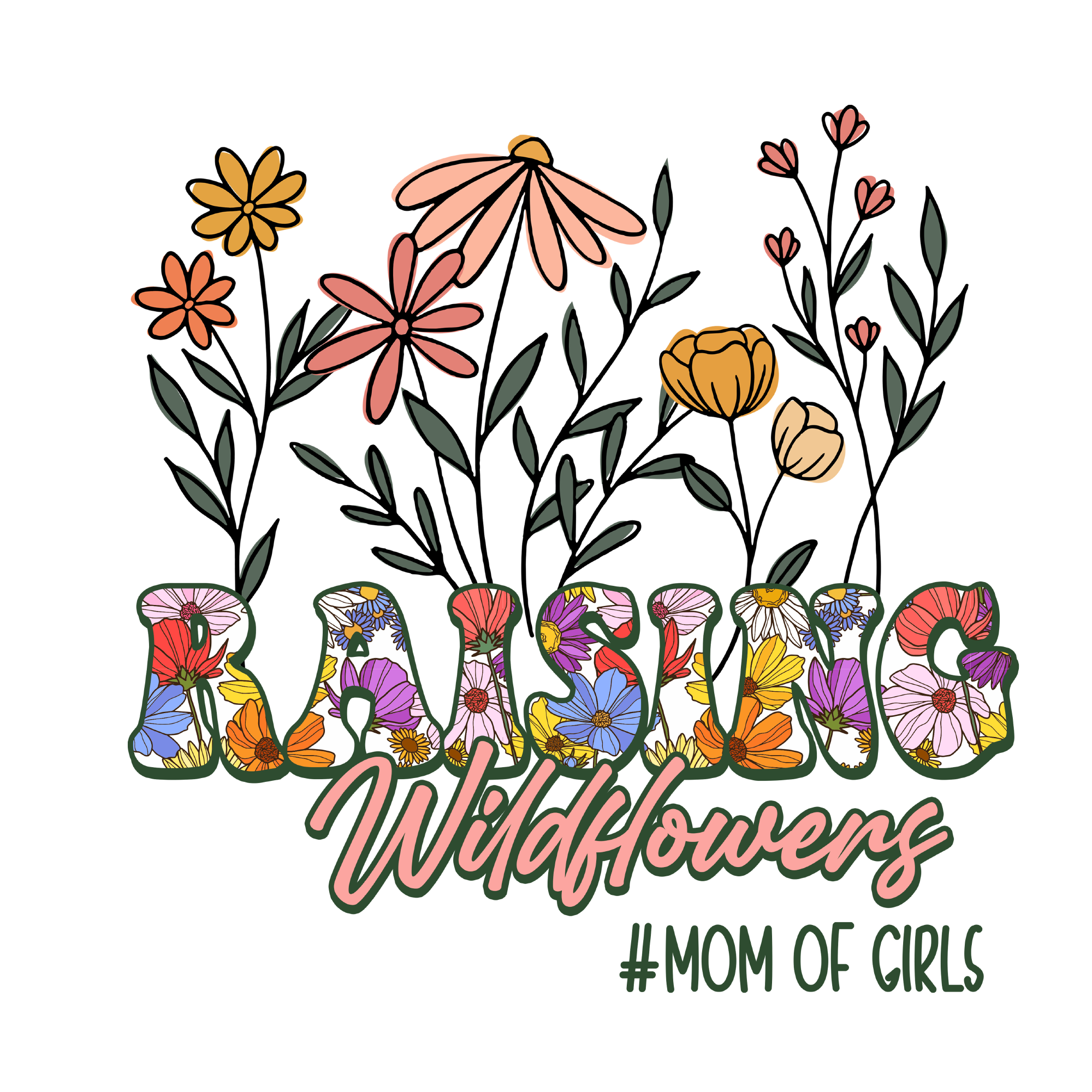 Wildflower 24 — Wildflower sublimation SVG cut file