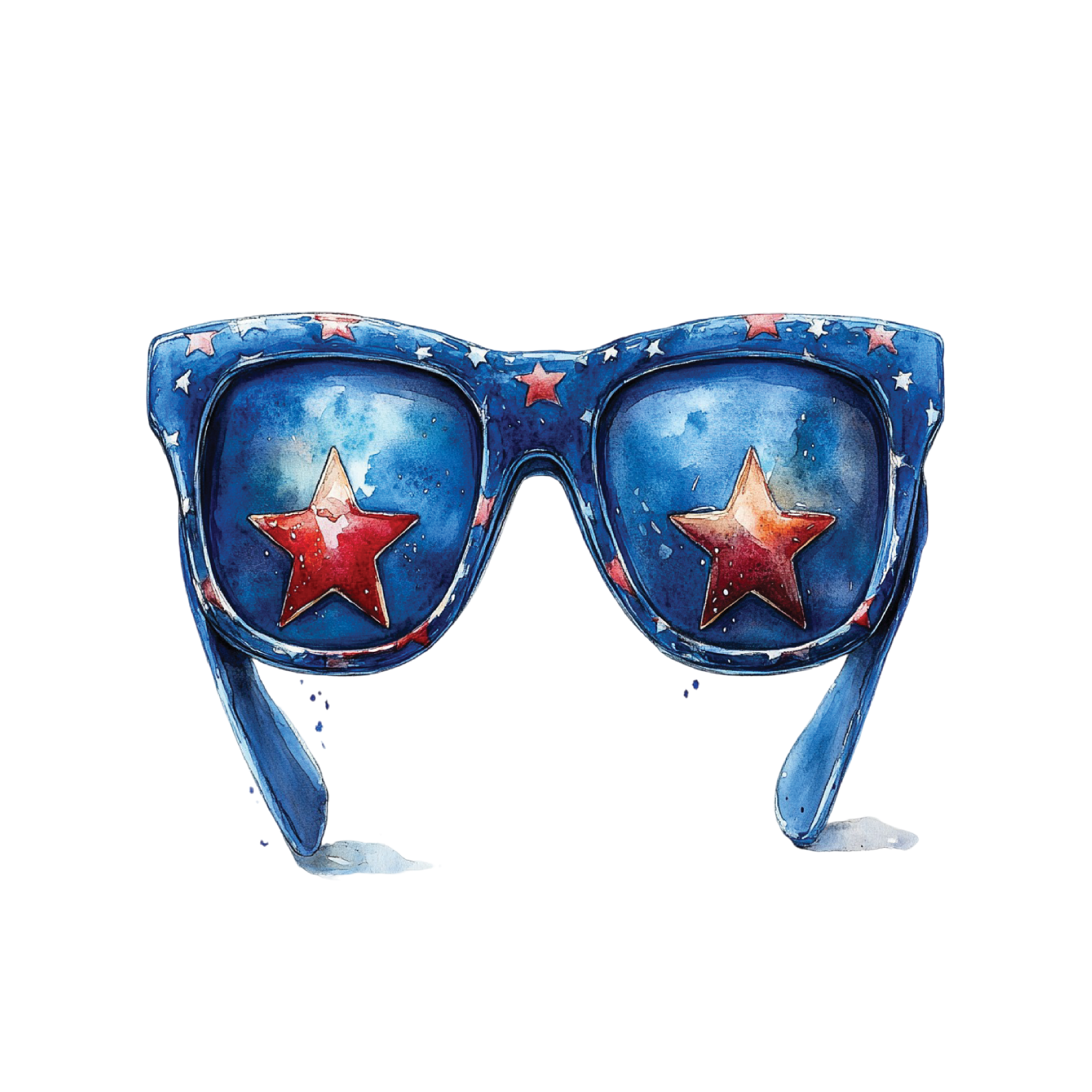 4th of July 19 — 4th of July watercolour SVG cut file