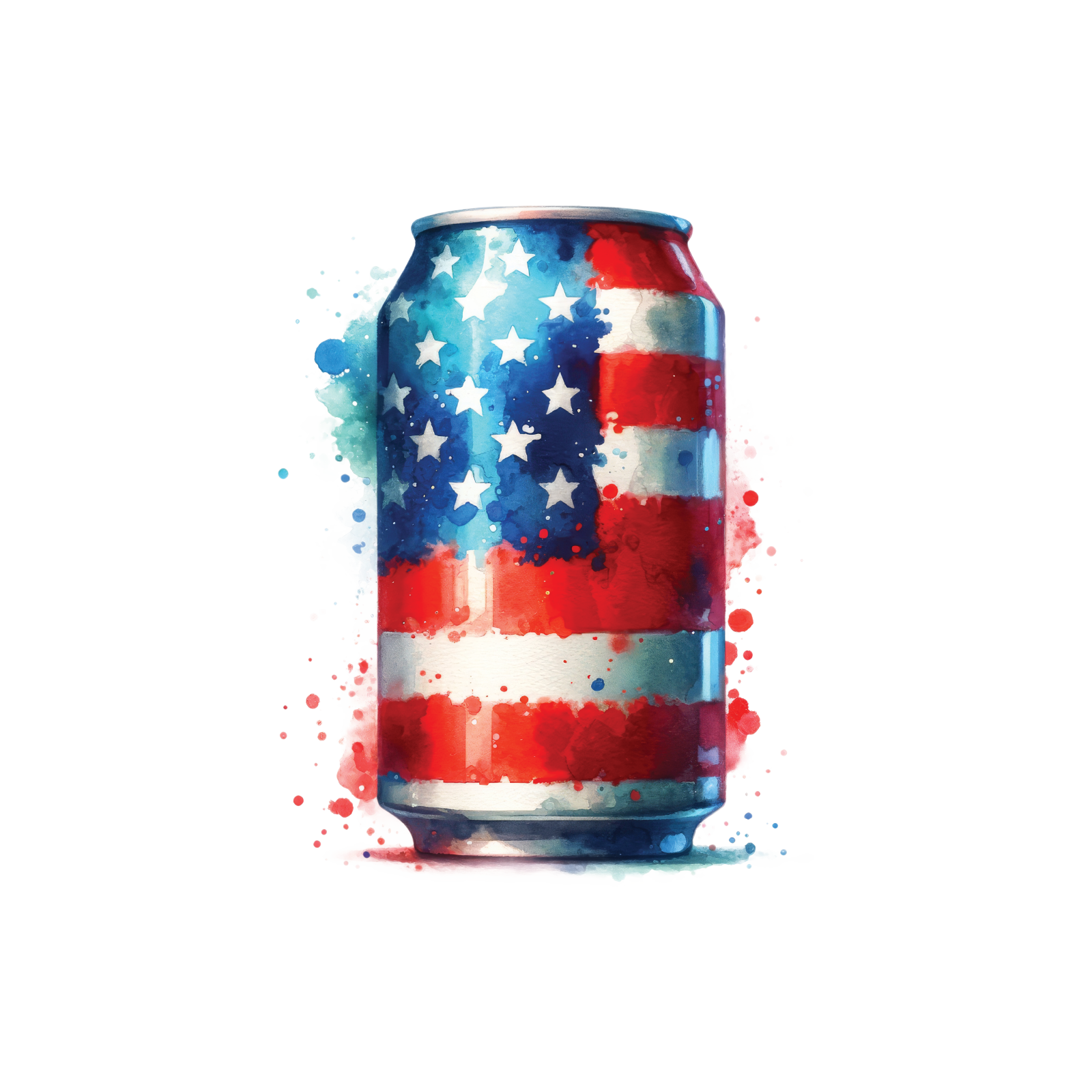 4th of July 25 — 4th of July watercolour SVG cut file