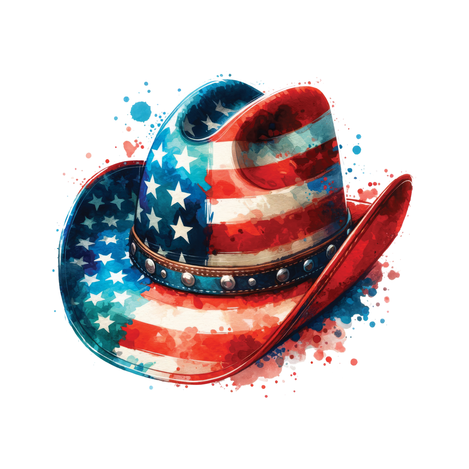 4th of July 29 — 4th of July watercolour SVG cut file