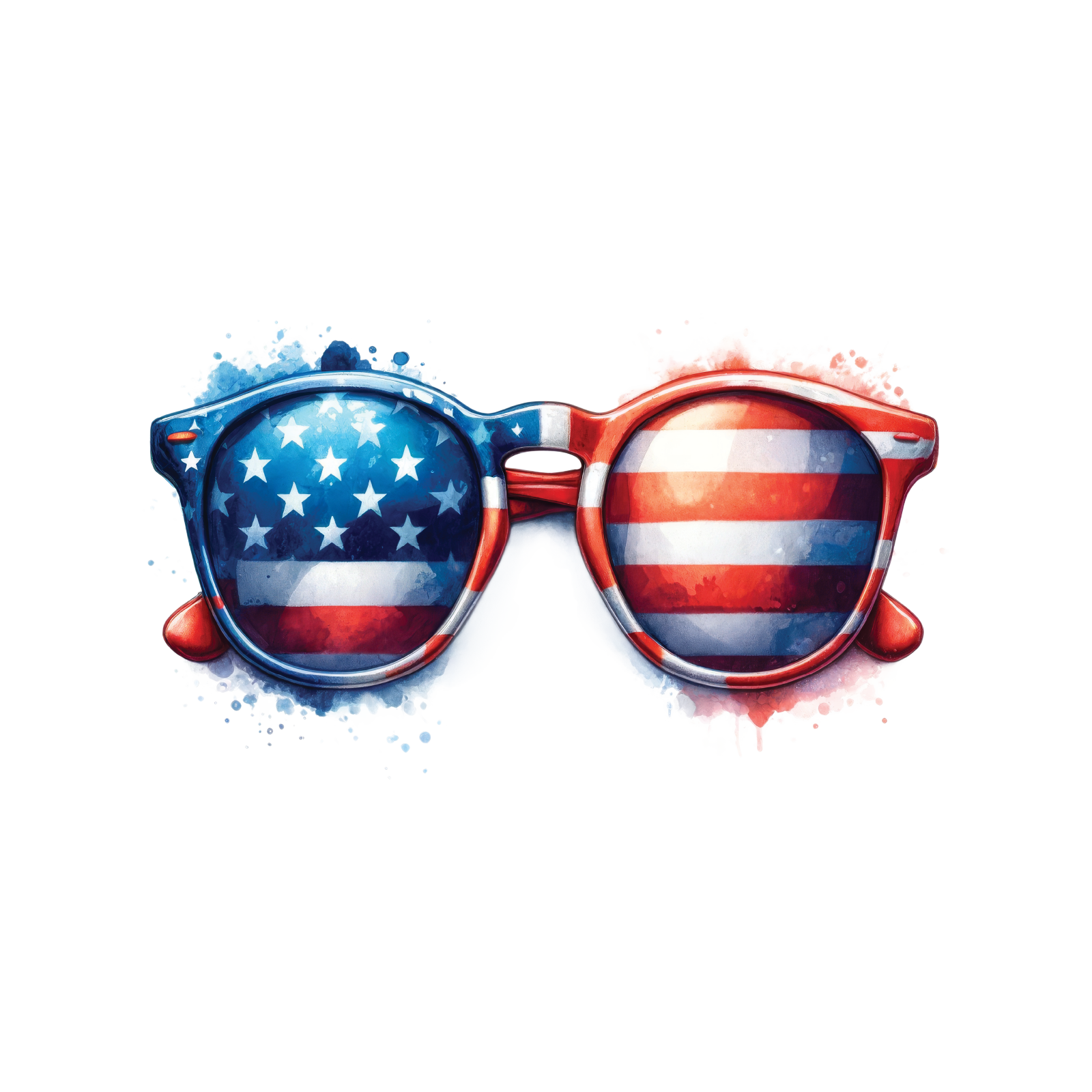 4th of July 34 — 4th of July watercolour SVG cut file