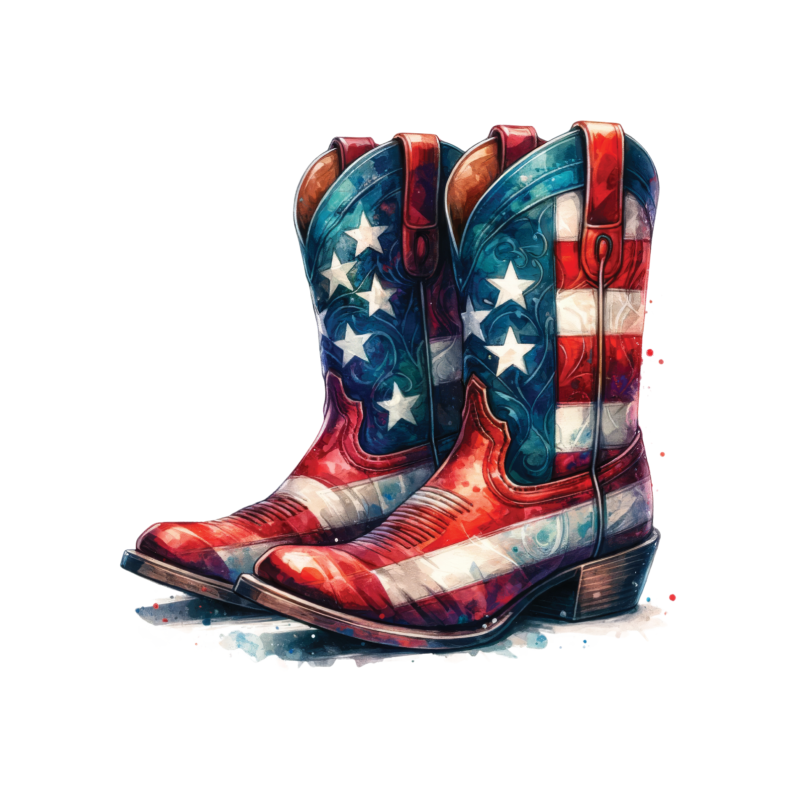 4th of July 36 — 4th of July watercolour SVG cut file
