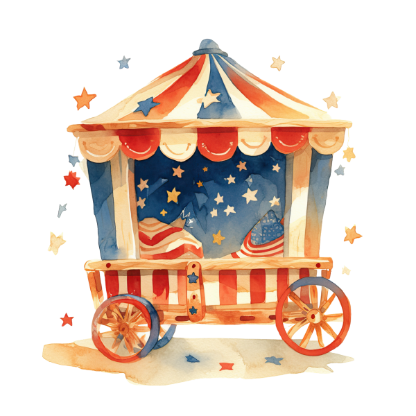 4th of July 41 — 4th of July watercolour SVG cut file