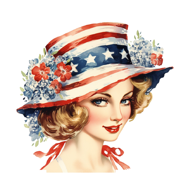 4th of July 46 — 4th of July watercolour SVG cut file