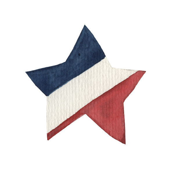 4th of July 49 — 4th of July watercolour SVG cut file