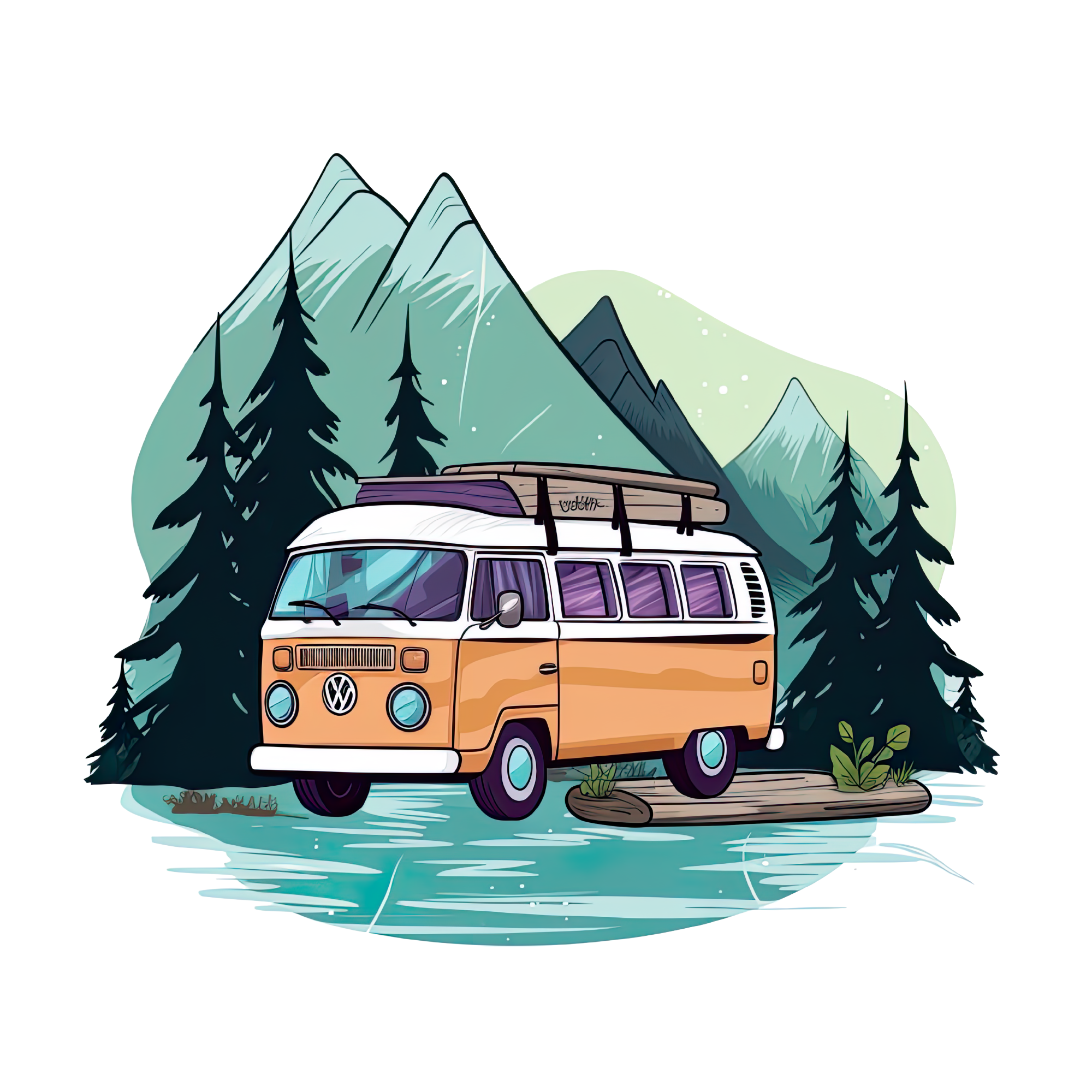 Adventure 19 — Adventure watercolour SVG cut file