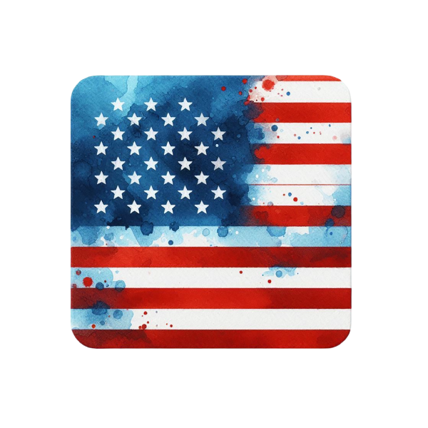 American Flag 19 — American Flag watercolour SVG cut file