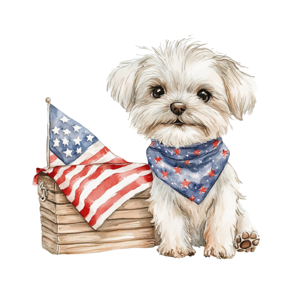 American Flag 31 — American Flag watercolour SVG cut file