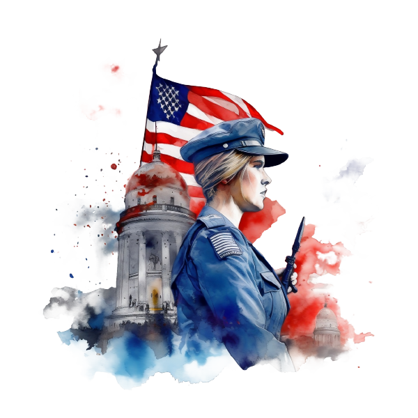 American Flag 33 — American Flag watercolour SVG cut file
