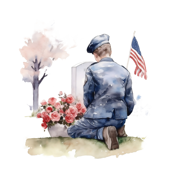 American Flag 36 — American Flag watercolour SVG cut file