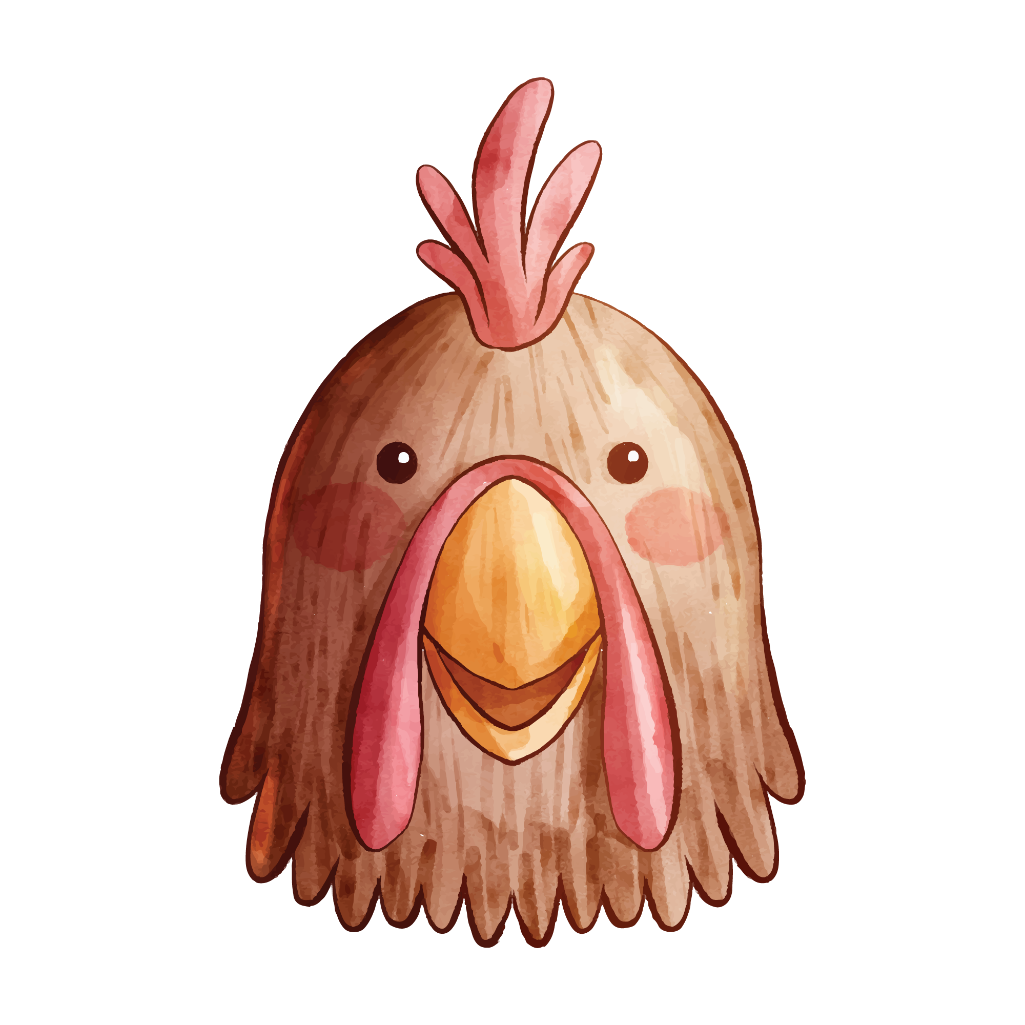 Animal 02 — Animal watercolour SVG cut file