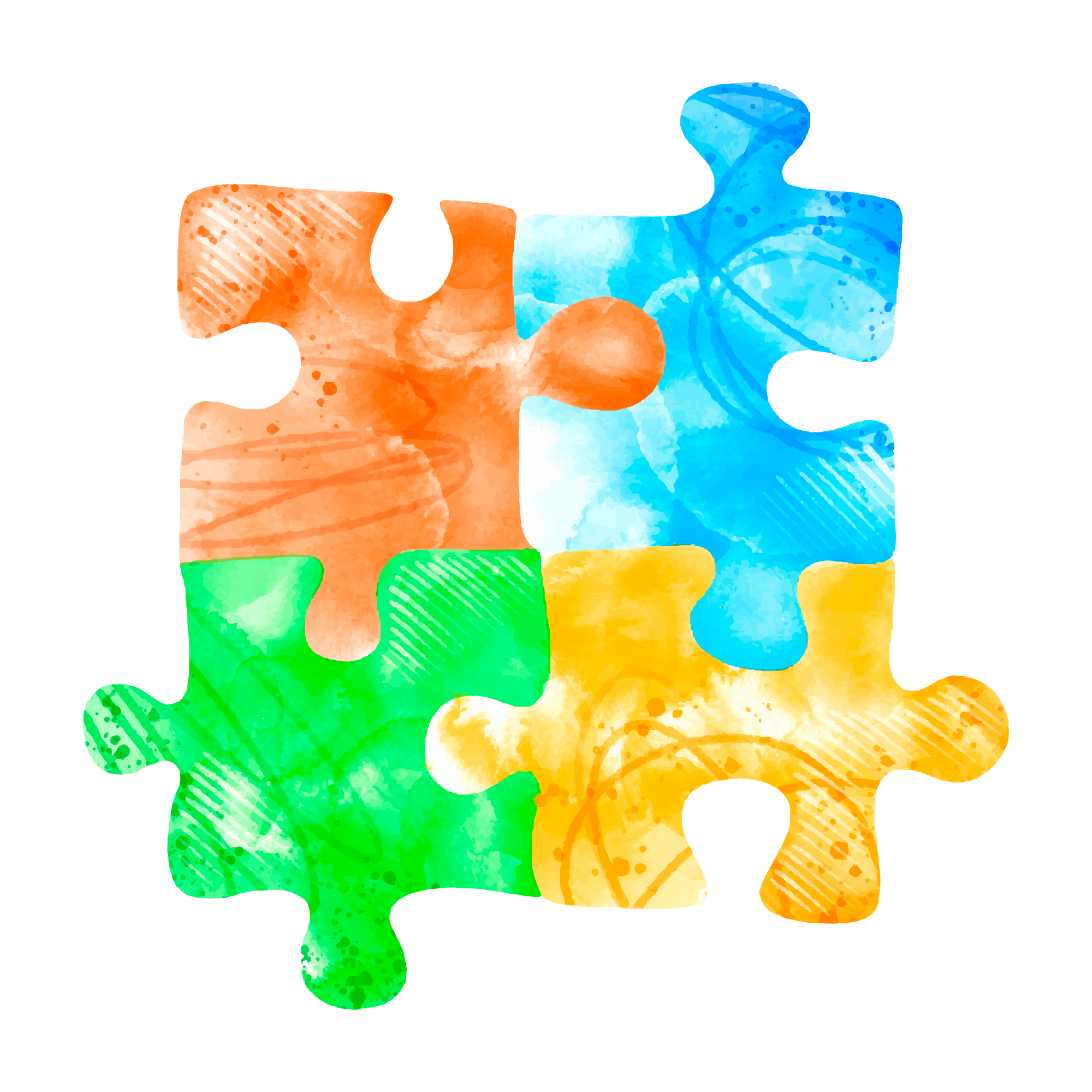 Autism 22 — Autism watercolour SVG cut file