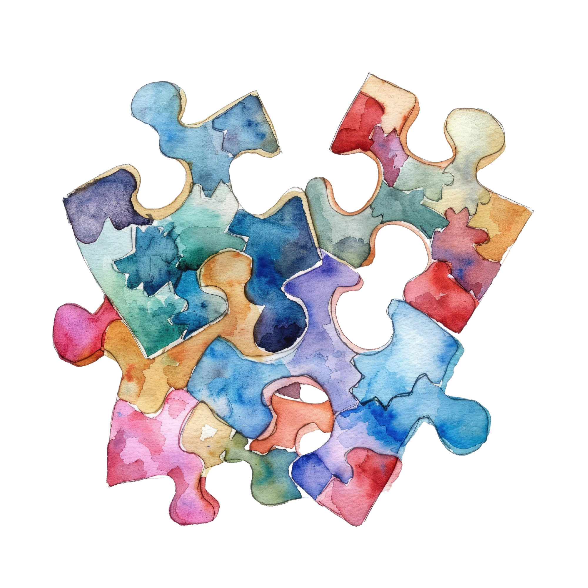Autism 28 — Autism watercolour SVG cut file