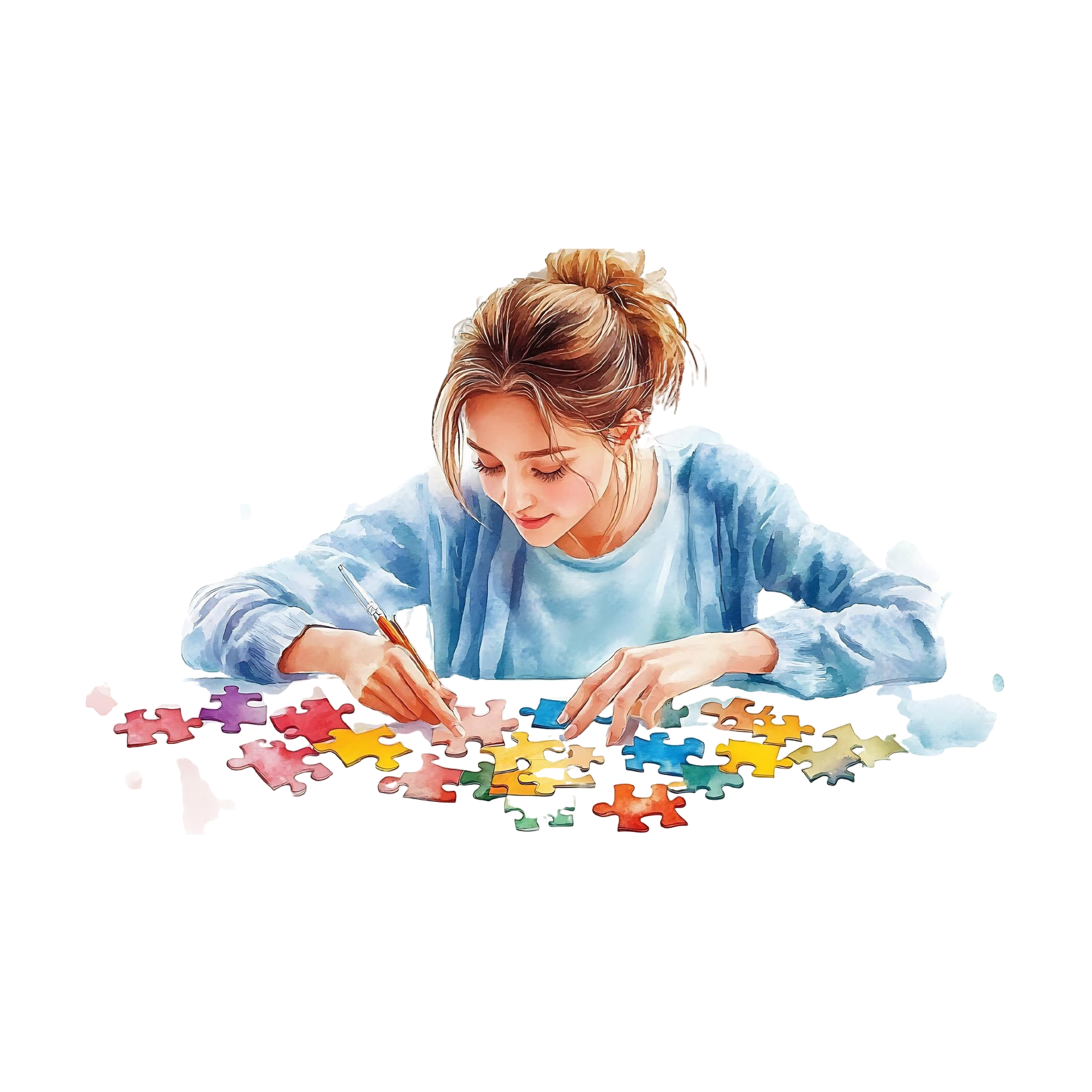 Autism 45 — Autism watercolour SVG cut file