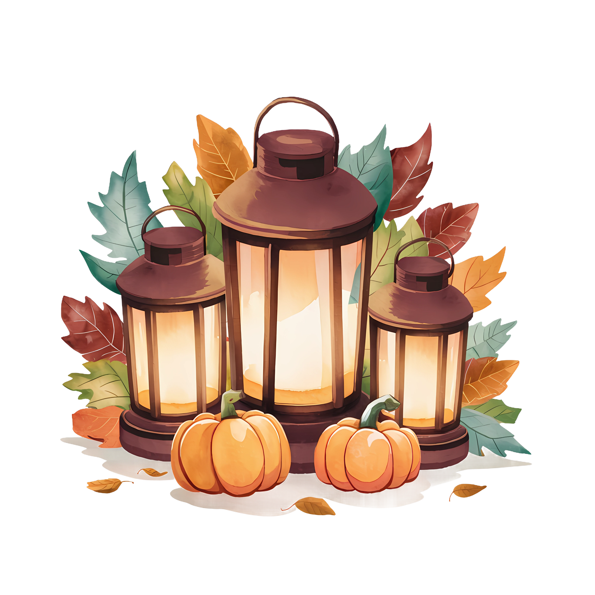 Autumn 18 — Autumn watercolour SVG cut file