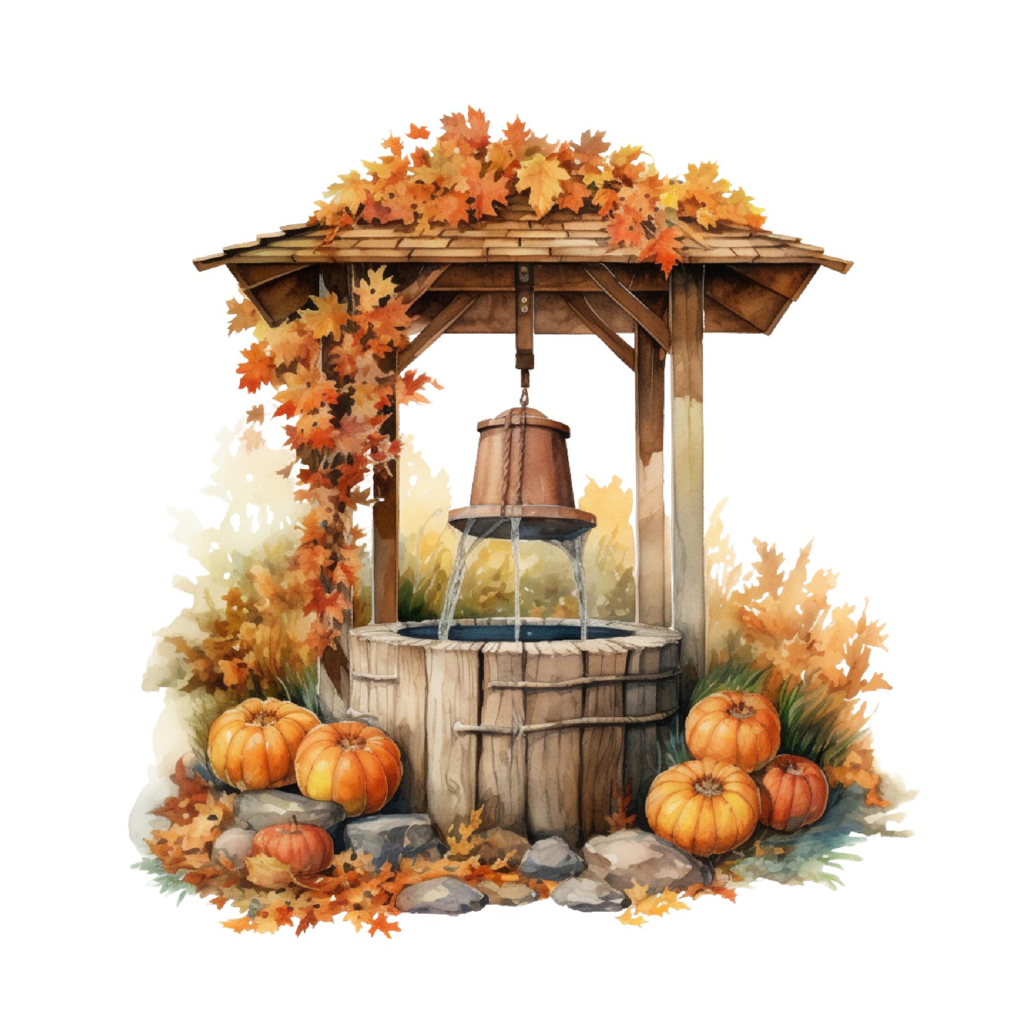 Autumn 25 — Autumn watercolour SVG cut file