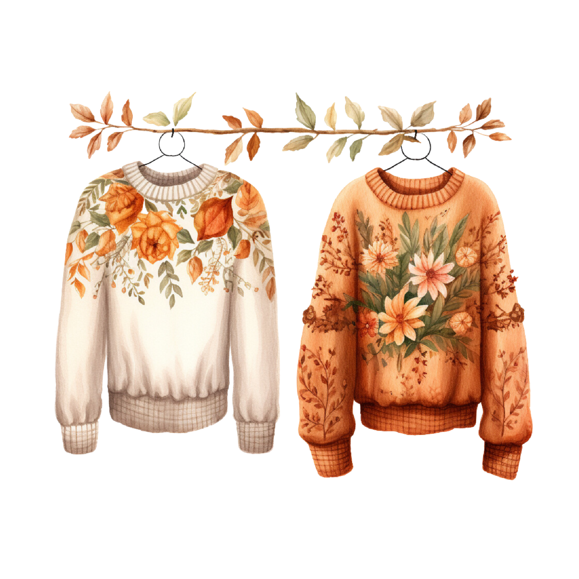 Autumn 26 — Autumn watercolour SVG cut file
