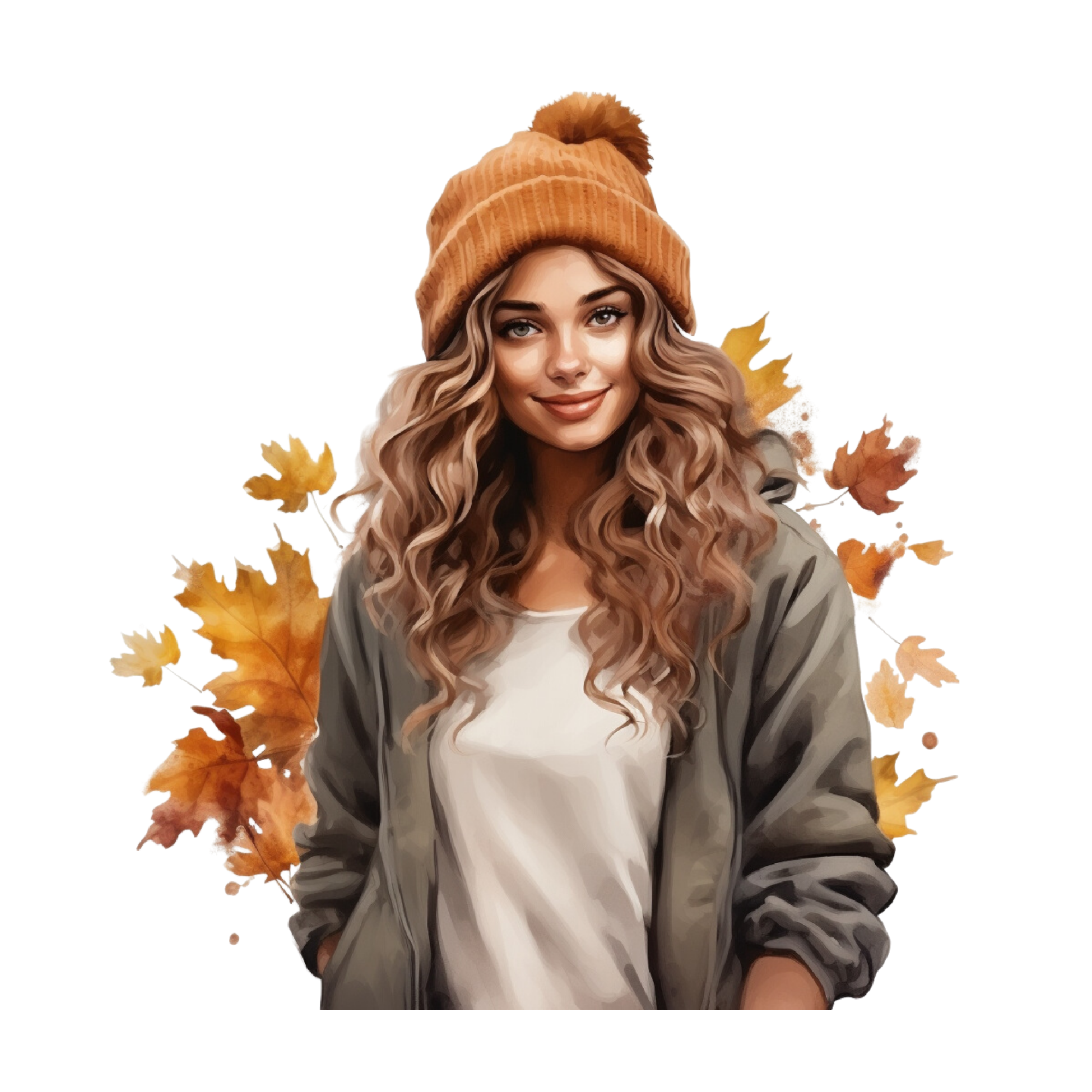 Autumn 33 — Autumn watercolour SVG cut file