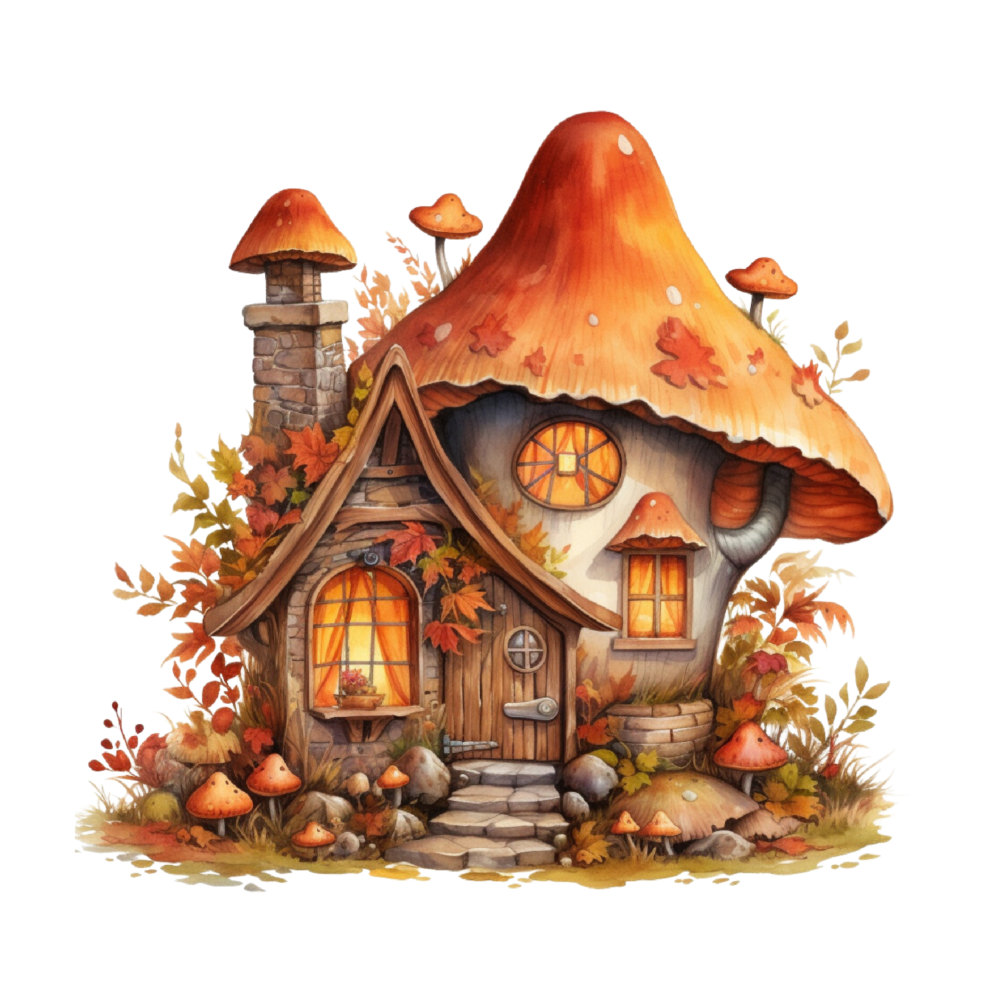 Autumn 36 — Autumn watercolour SVG cut file