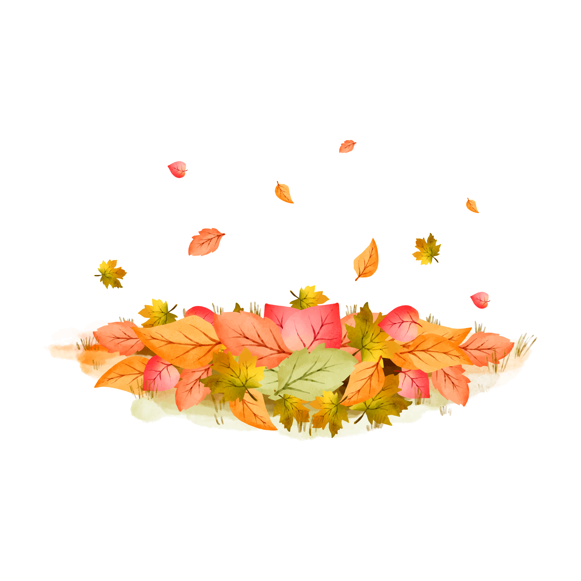 Autumn 41 — Autumn watercolour SVG cut file