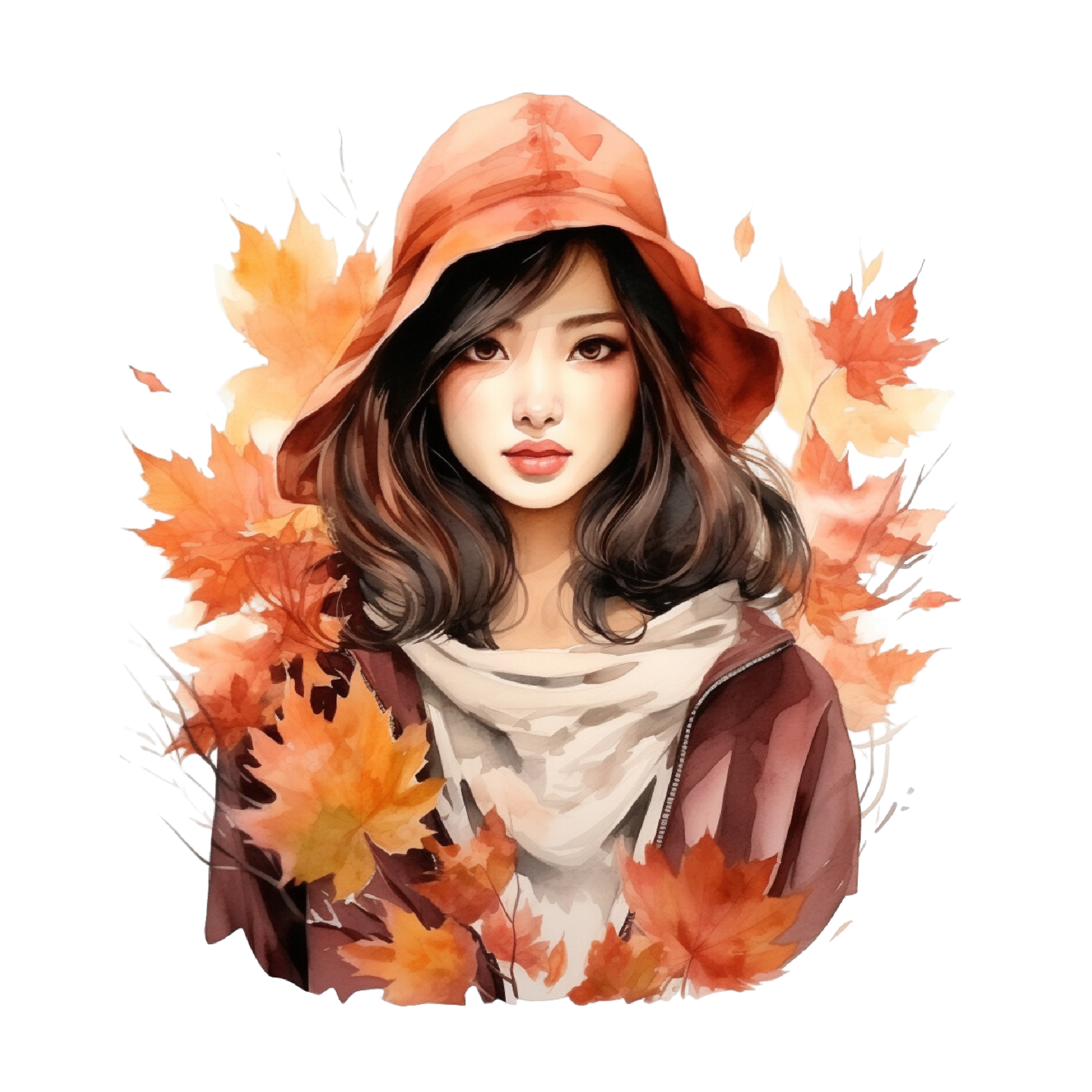 Autumn 49 — Autumn watercolour SVG cut file
