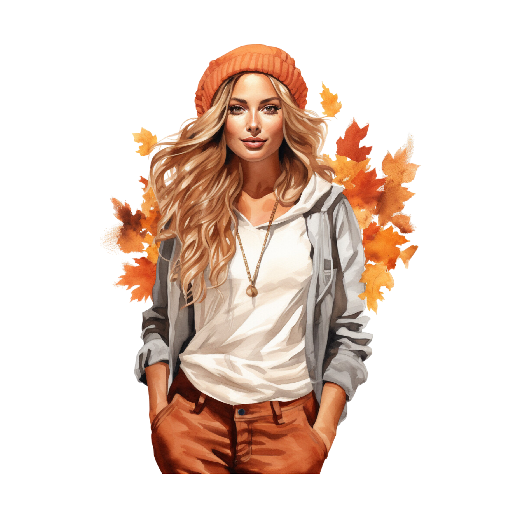 Autumn 50 — Autumn watercolour SVG cut file