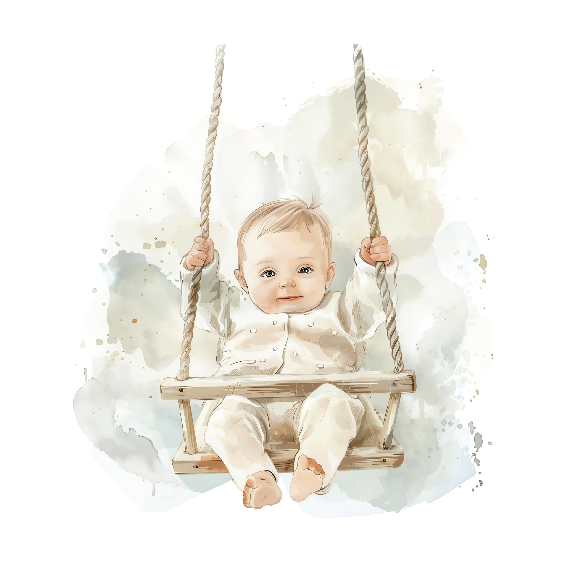 Baby 18 — Baby watercolour SVG cut file