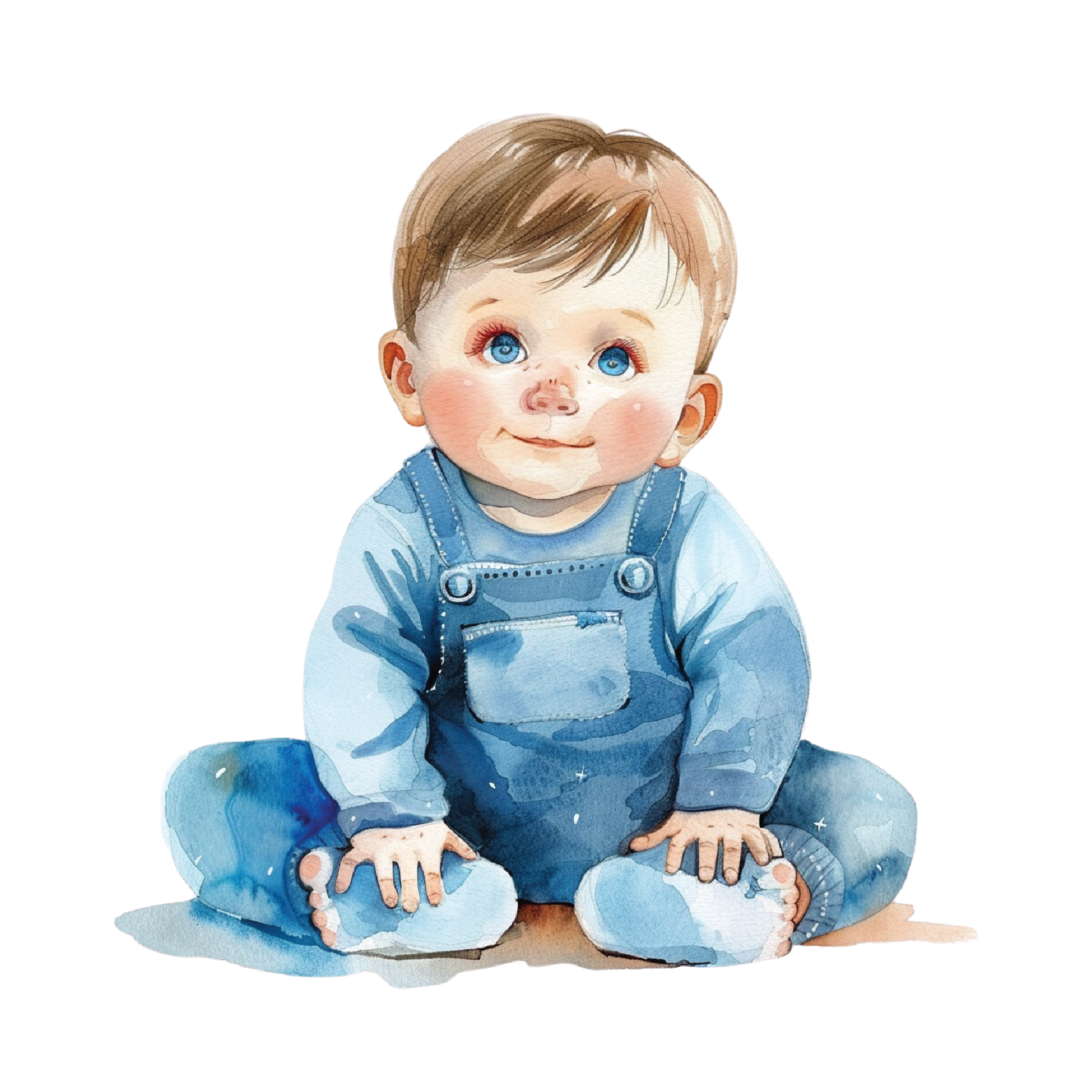Baby 21 — Baby watercolour SVG cut file