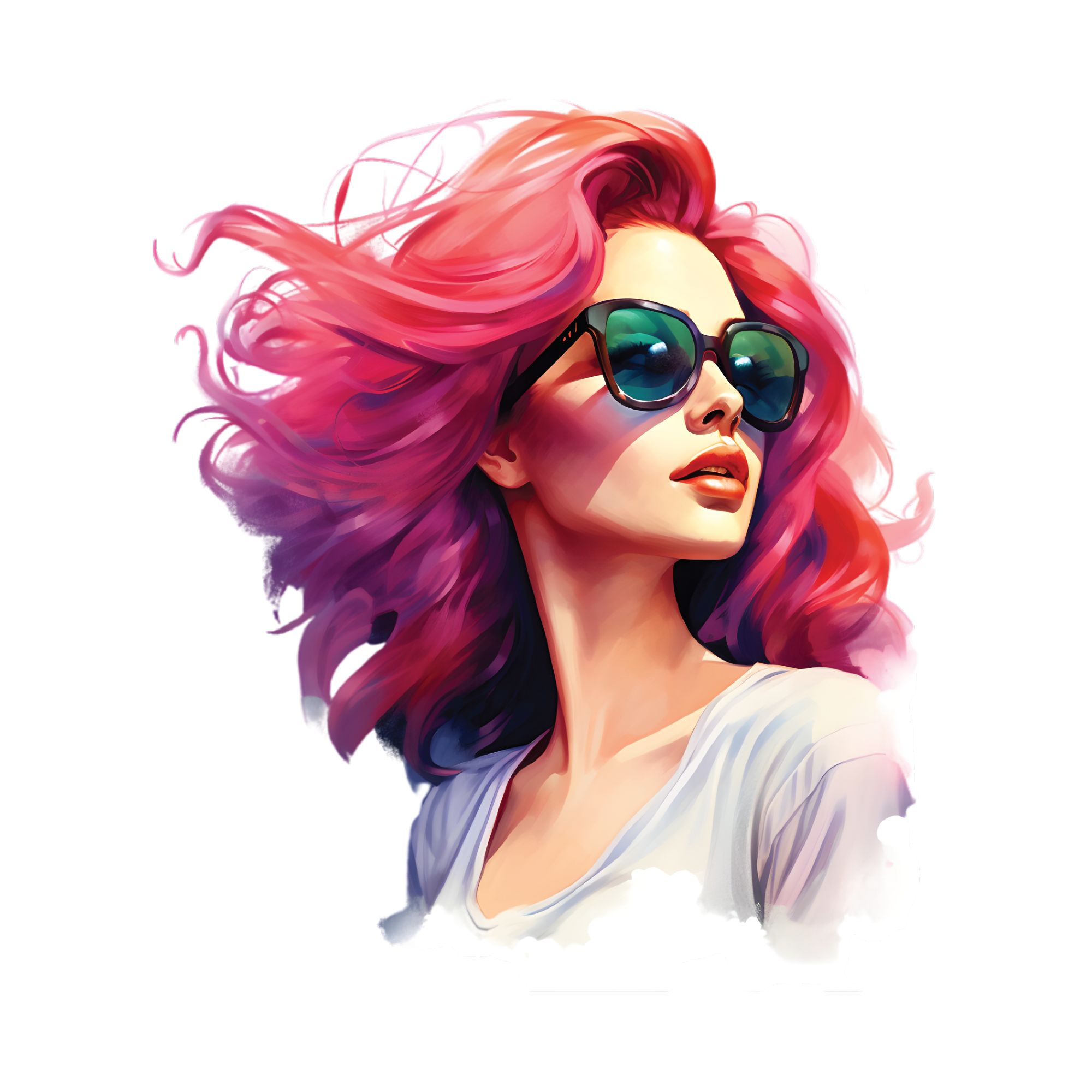 Beach watercolour design