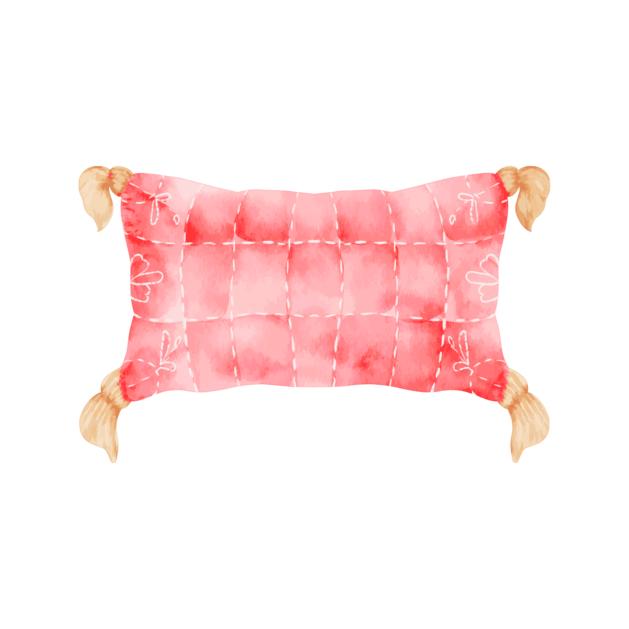 Bedroom 29 — Bedroom watercolour SVG cut file