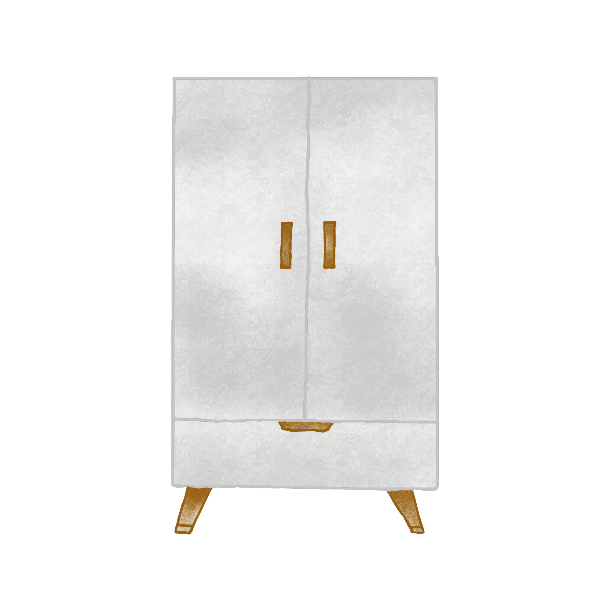 Bedroom 43 — Bedroom watercolour SVG cut file