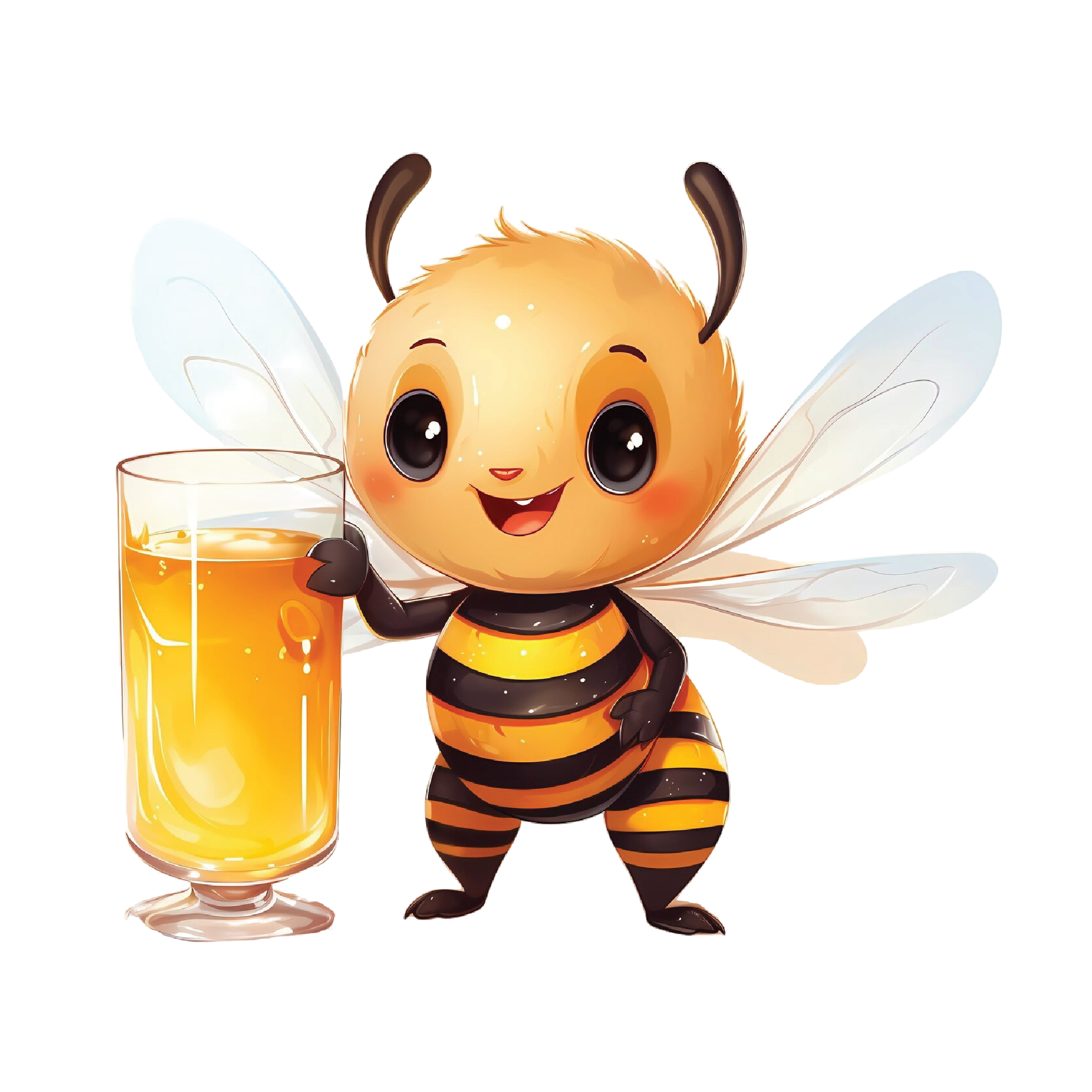 Bee 02 — Bee watercolour SVG cut file